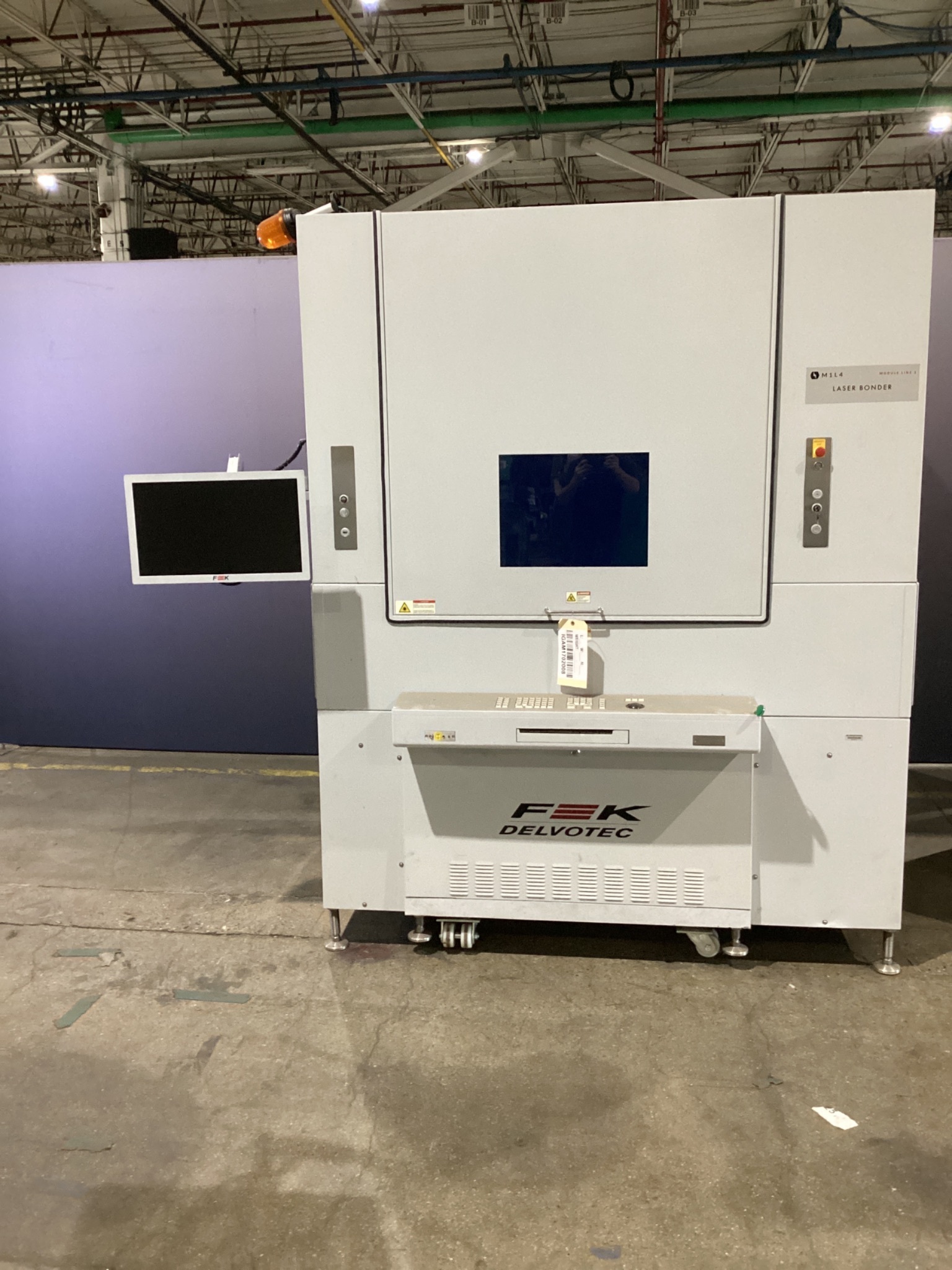 F&K DELVOTEC M17LSB Ultrasonic Laser Wire Bonder With Control Cabinet USED 4