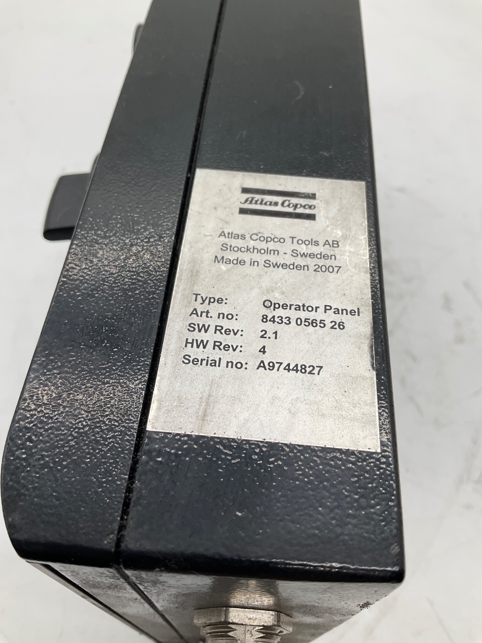 ATLAS COPCO 8433 0565 26 Operator Panel USED 4
