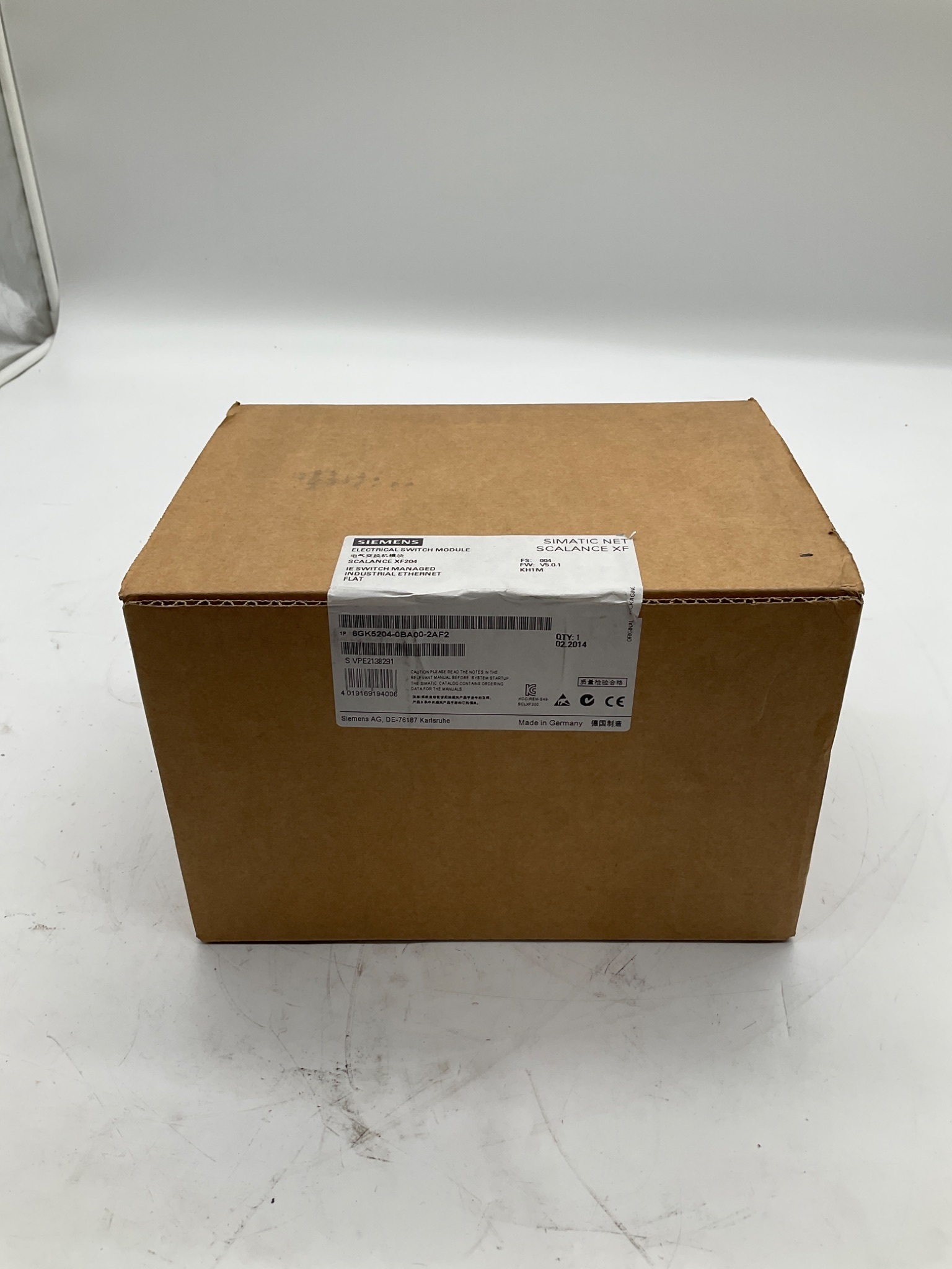 SIEMENS 6GK5204-0BA00-2AF2 SCALANCE XF204 Industrial Ethernet Switch NEW 0