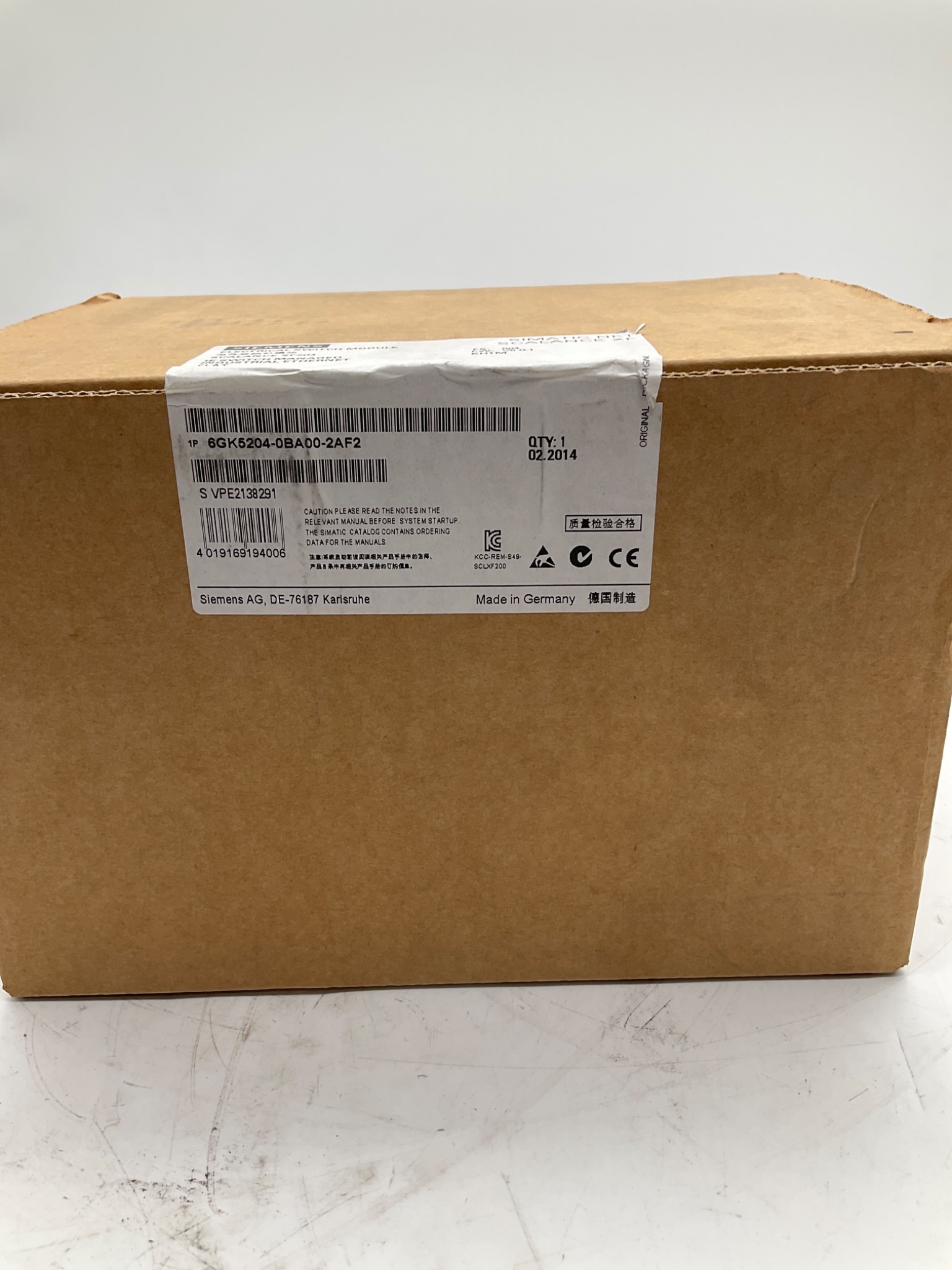 SIEMENS 6GK5204-0BA00-2AF2 SCALANCE XF204 Industrial Ethernet Switch NEW 1