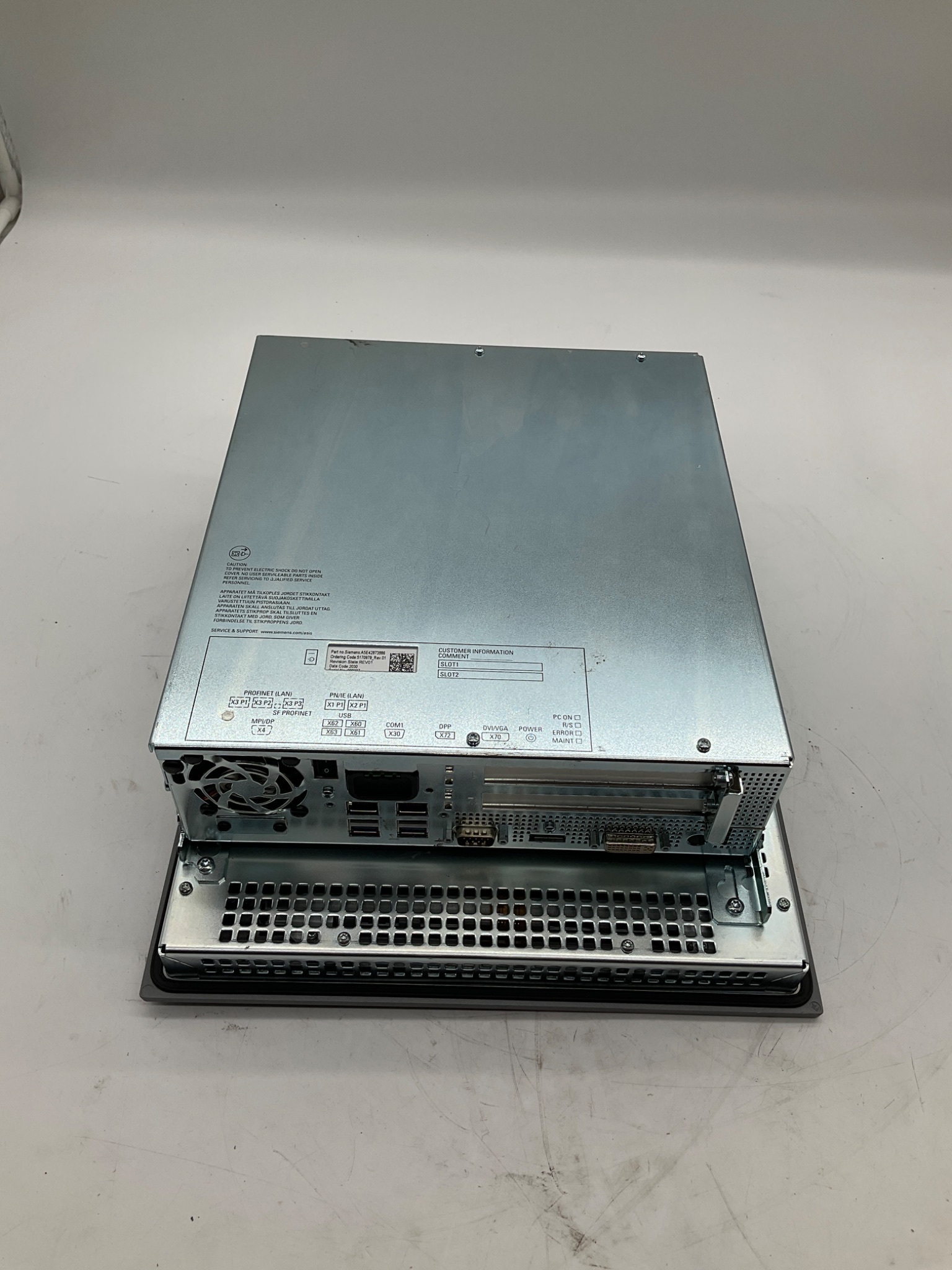SIEMENS 6AV7260-0GM40-0FA6 SIMATIC IPC677D 15" Touch Panel PC USED 3