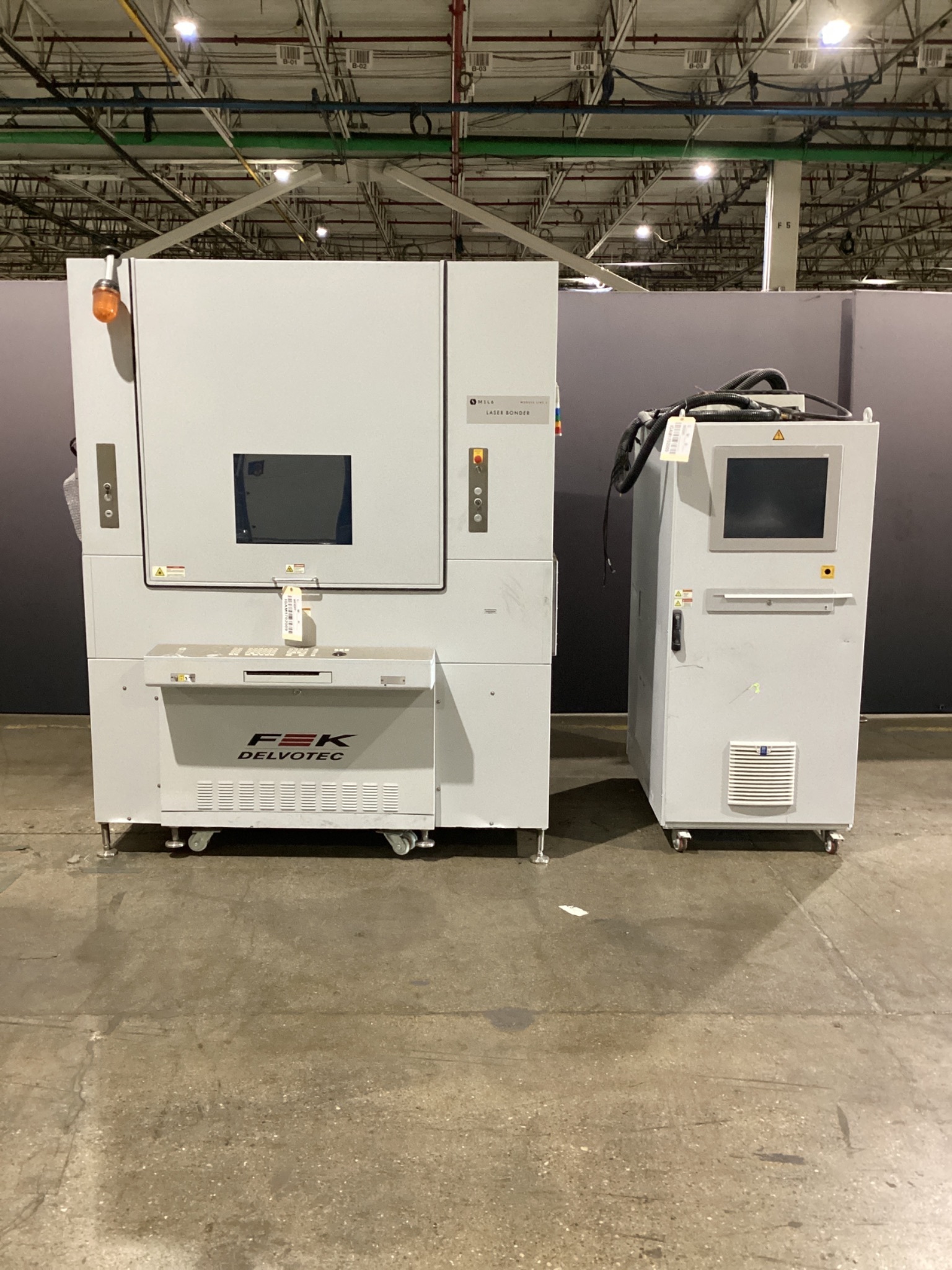 F&K DELVOTEC M17LSB Ultrasonic Laser Wire Bonder With Control Cabinet USED 0