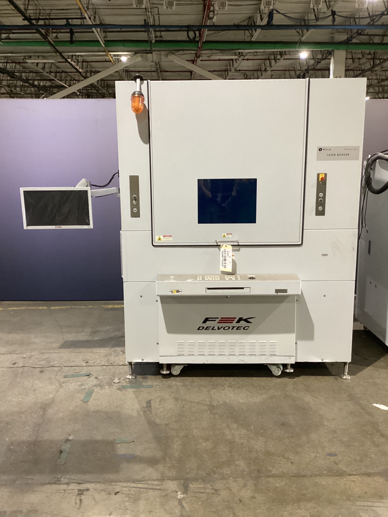 F&K DELVOTEC M17LSB Ultrasonic Laser Wire Bonder With Control Cabinet USED 2