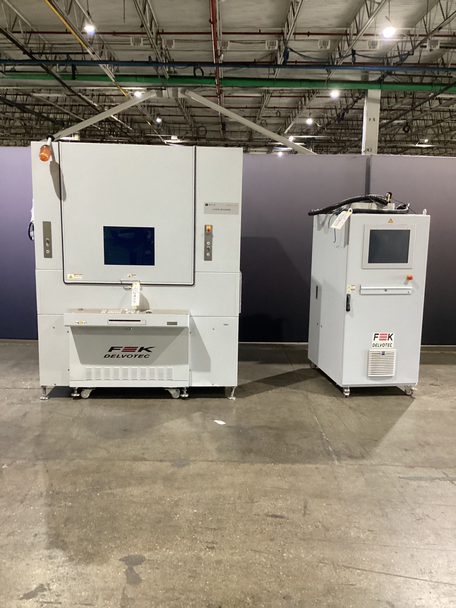 F&K DELVOTEC M17LSB Ultrasonic Laser Wire Bonder With Control Cabinet USED 0