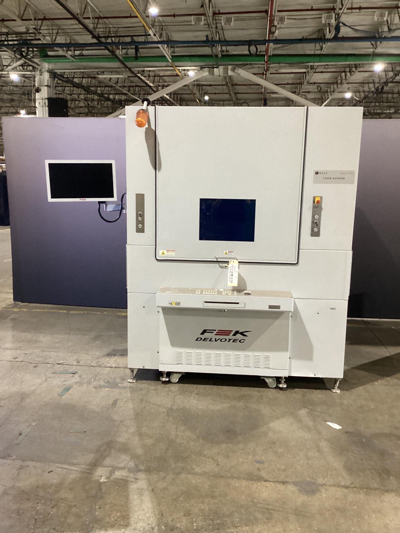 F&K DELVOTEC M17LSB Ultrasonic Laser Wire Bonder With Control Cabinet USED 2