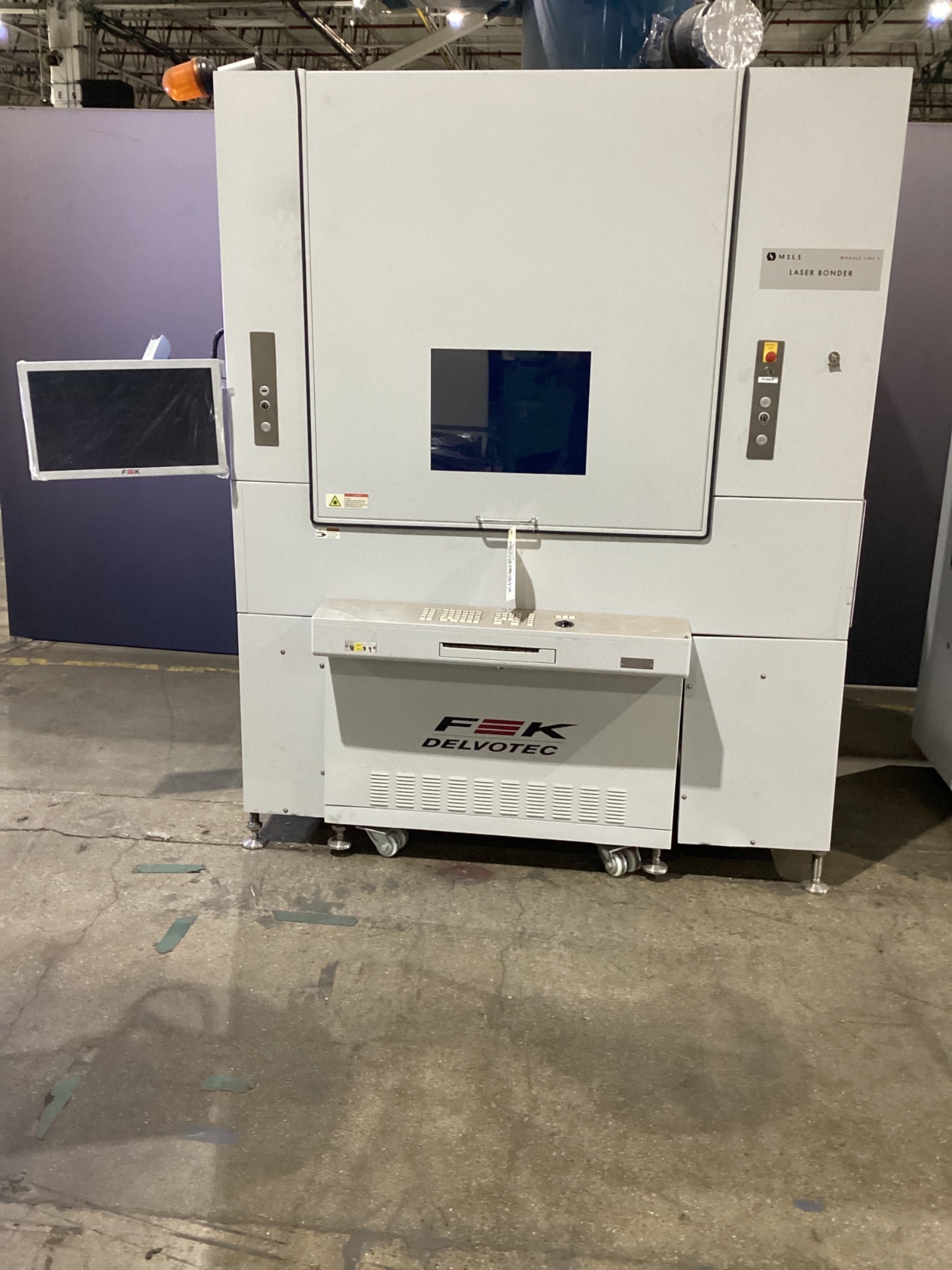 F&K DELVOTEC M17LSB Ultrasonic Laser Wire Bonder With Control Cabinet USED 1