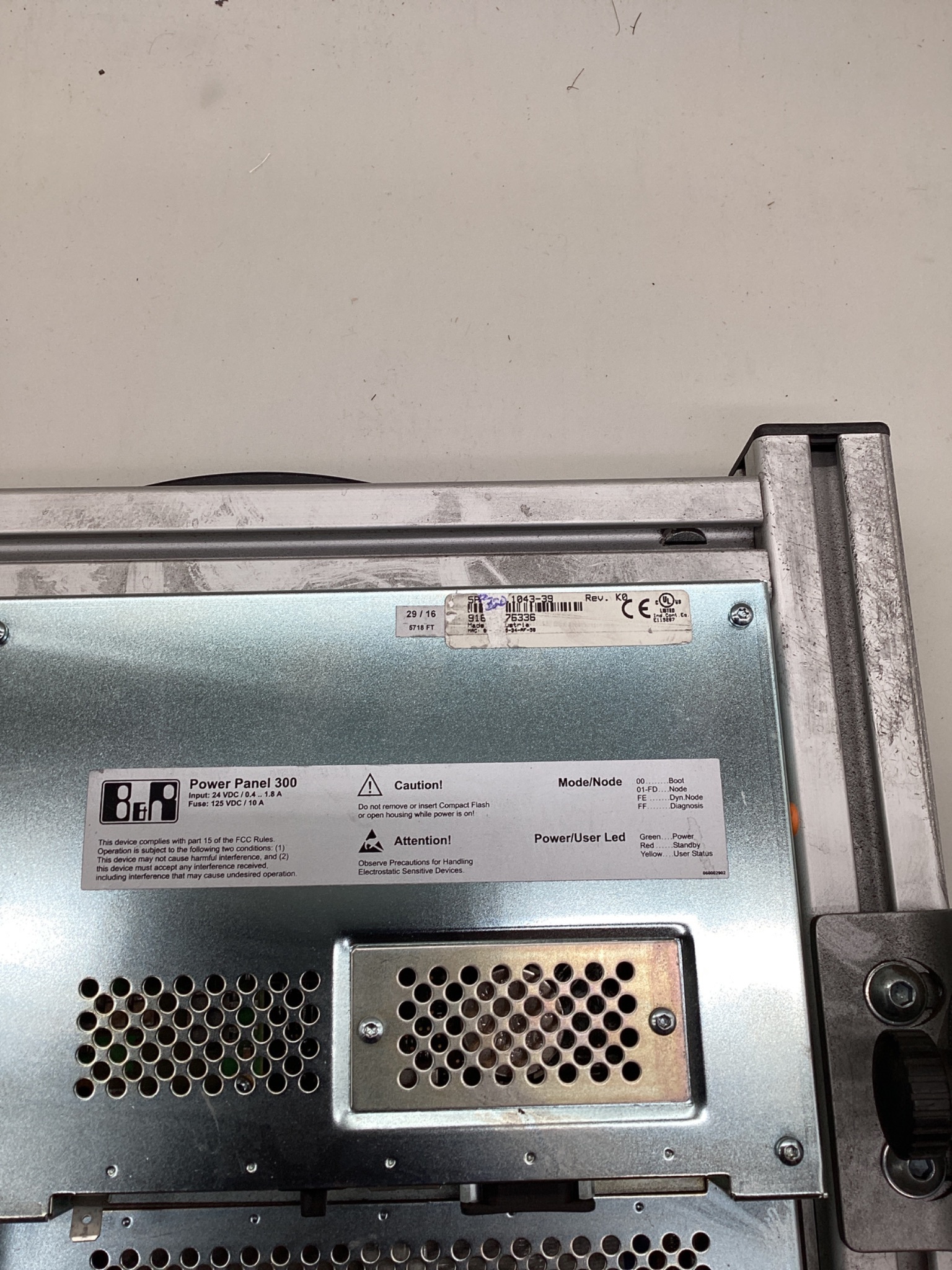B&R 5PP320.1043-39 Power Panel 300 Touch Operator Panel USED 2