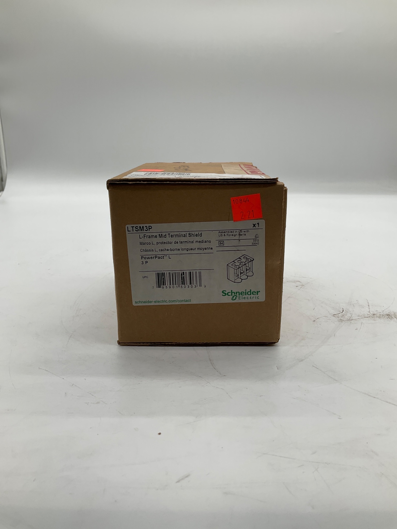Schneider Electric LTSM3P PowerPact L-Frame Mid Terminal Shield 3-Pole NEW 3