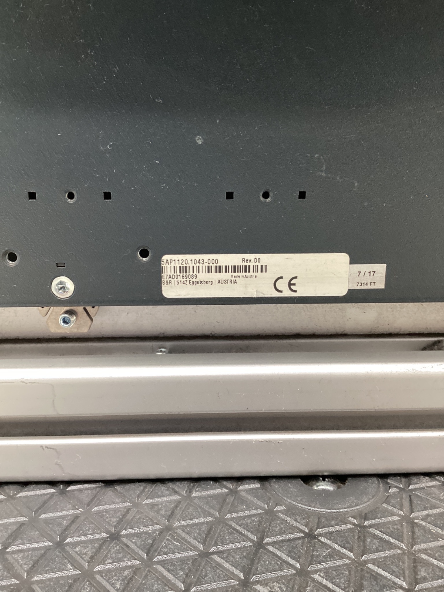 B&R 5AP1120.1043-000 Automation Panel 800 10.4" Touch HMI USED 2