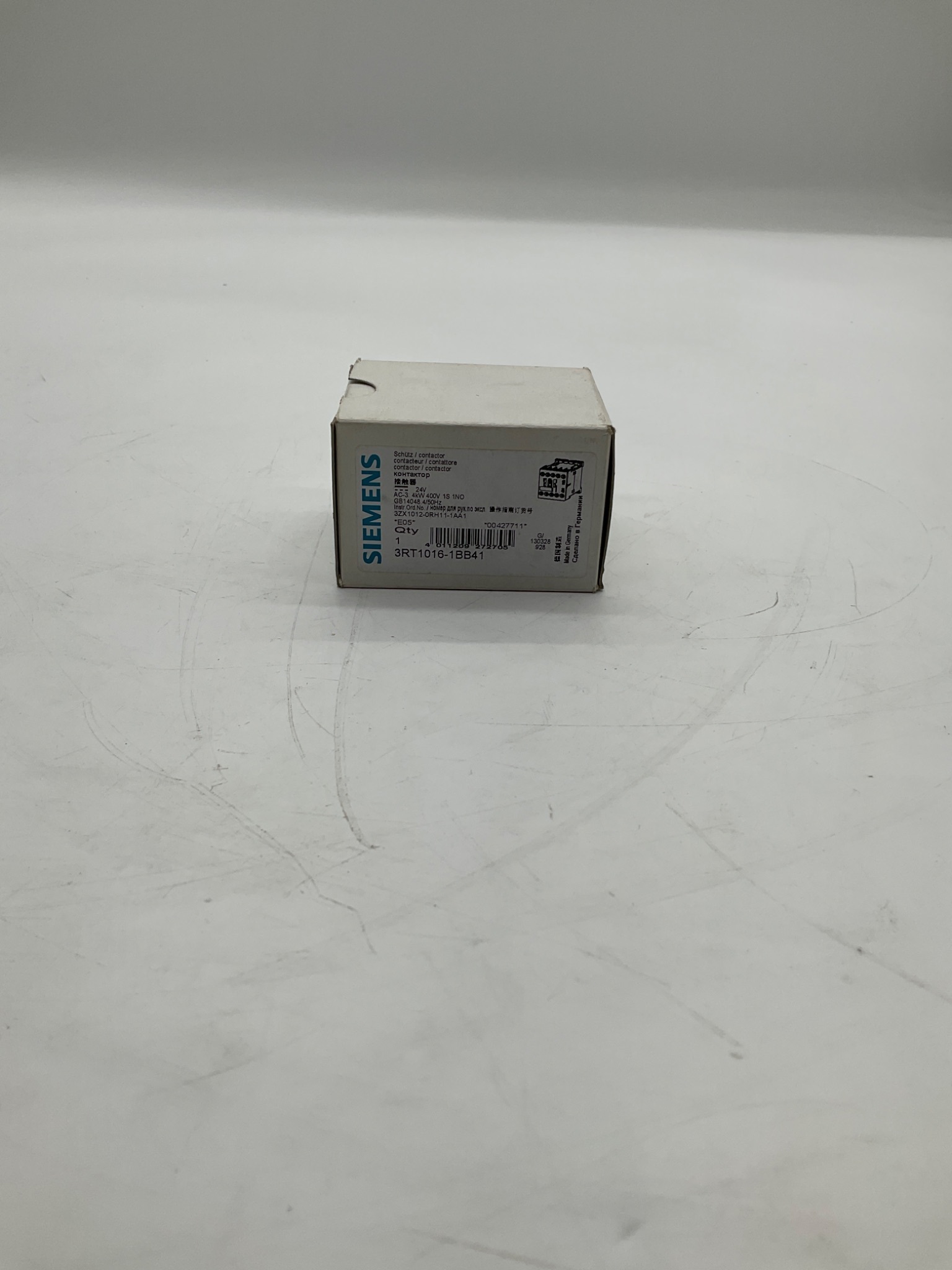 Siemens 3RT1016-1BB41 SIRIUS Contactor 24VDC 1NO 4kW NEW 0