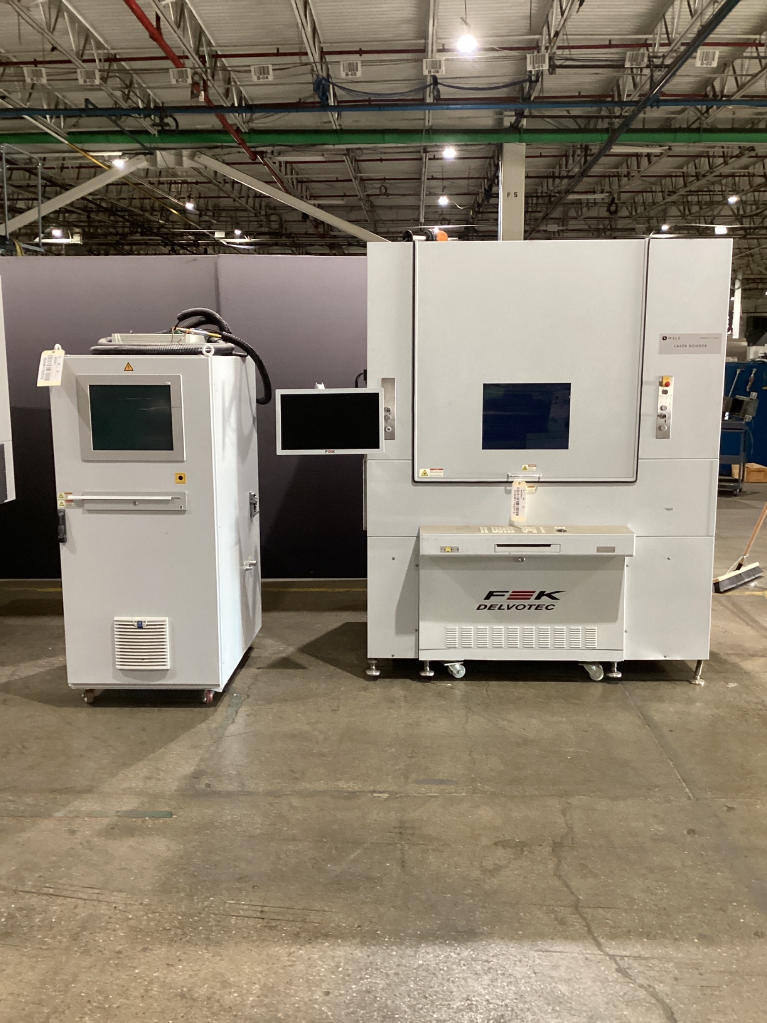 F&K DELVOTEC M17LSB Ultrasonic Laser Wire Bonder With Control Cabinet USED 0