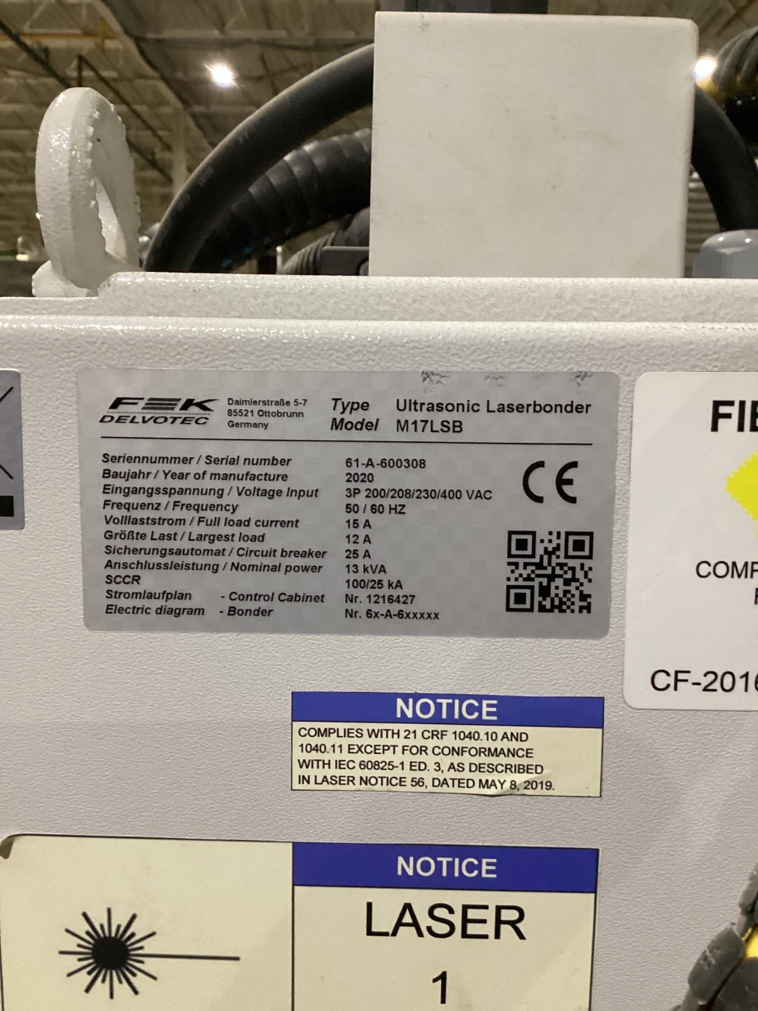 F&K DELVOTEC M17LSB Ultrasonic Laser Wire Bonder With Control Cabinet USED 4