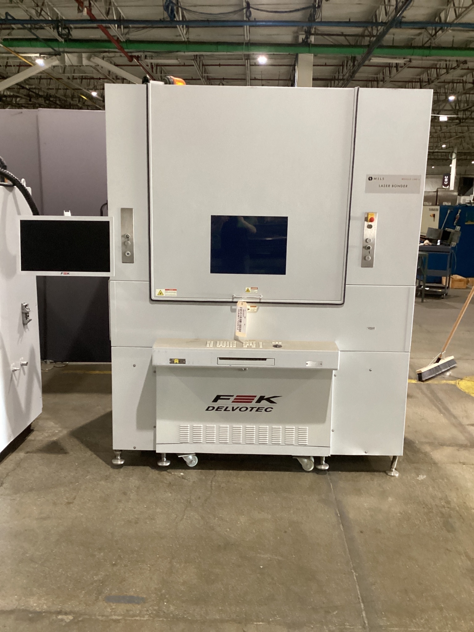 F&K DELVOTEC M17LSB Ultrasonic Laser Wire Bonder With Control Cabinet USED 5