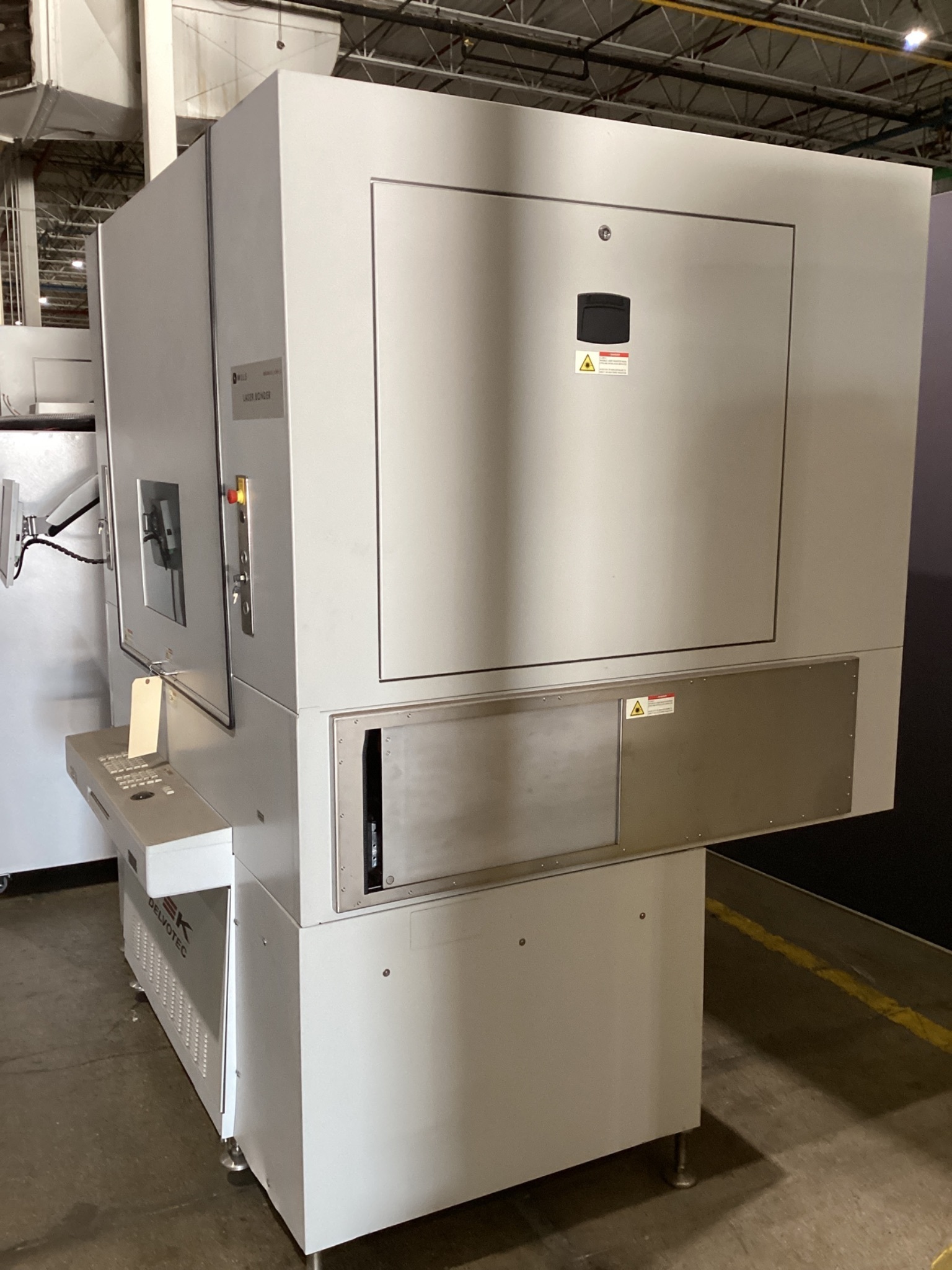 F&K DELVOTEC M17LSB Ultrasonic Laser Wire Bonder With Control Cabinet USED 6