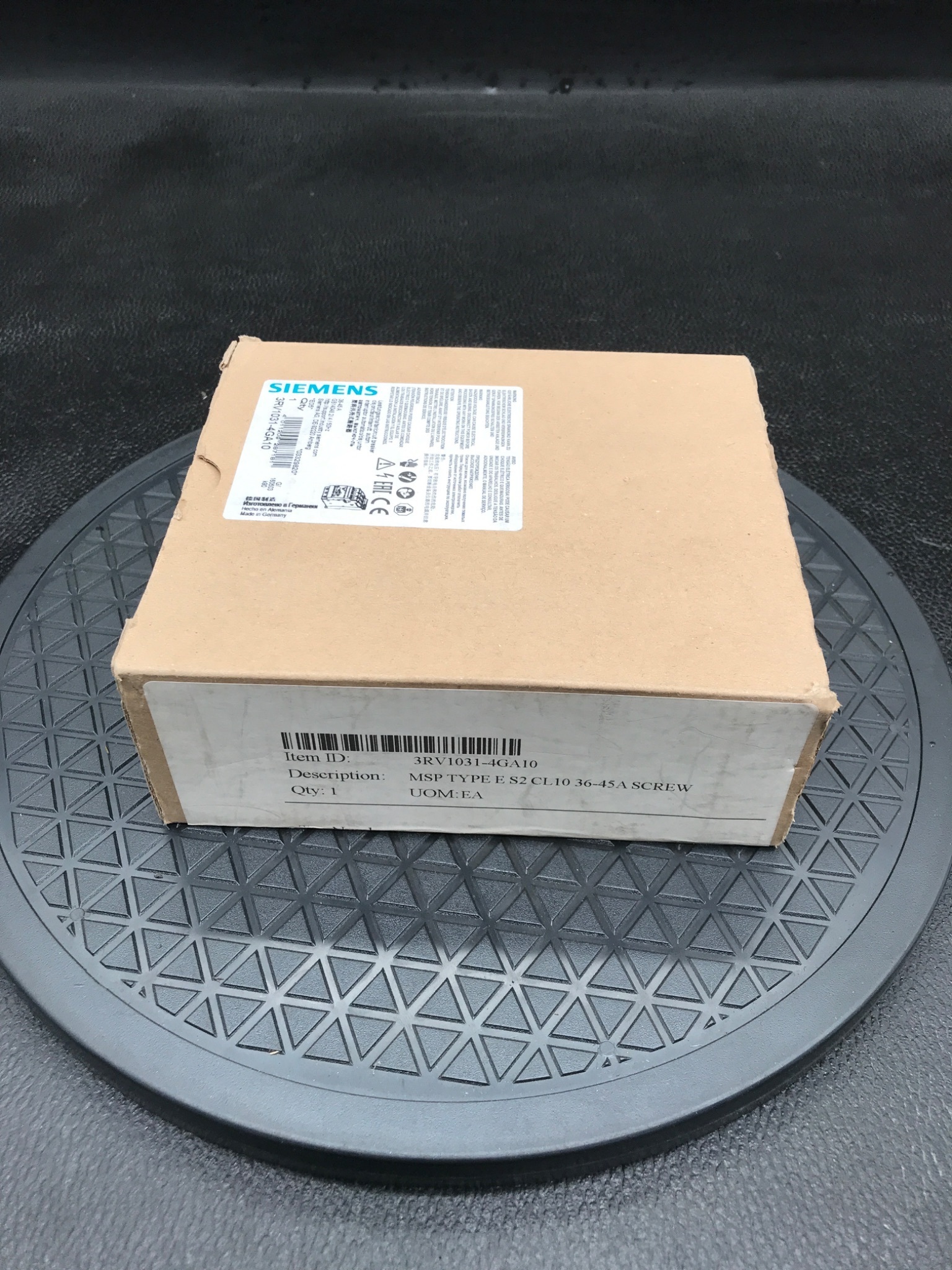 Siemens 3RV1031-4GA10 SIRIUS Motor Starter Protector 36-45A NEW 0