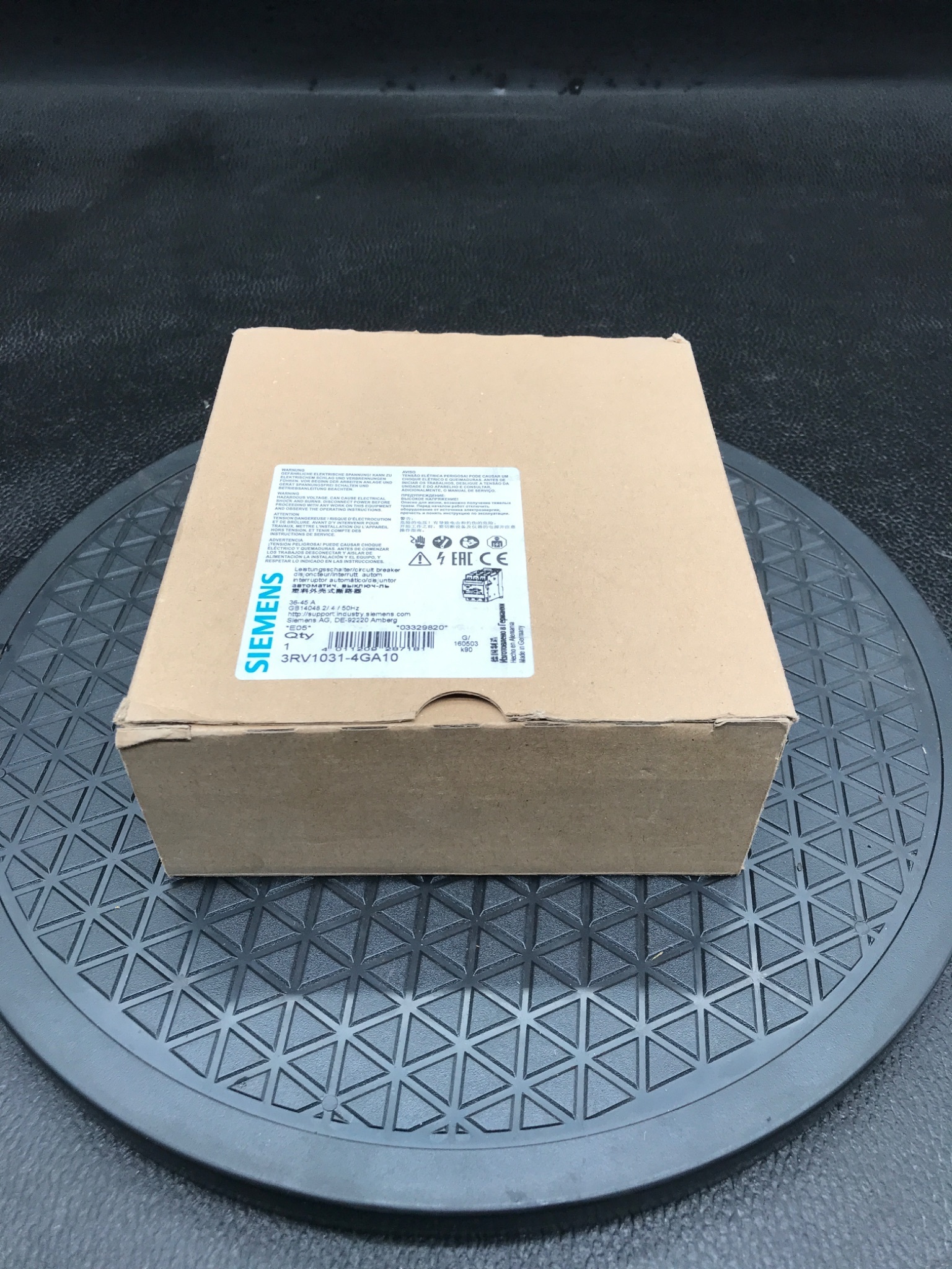 Siemens 3RV1031-4GA10 SIRIUS Motor Starter Protector 36-45A NEW 1