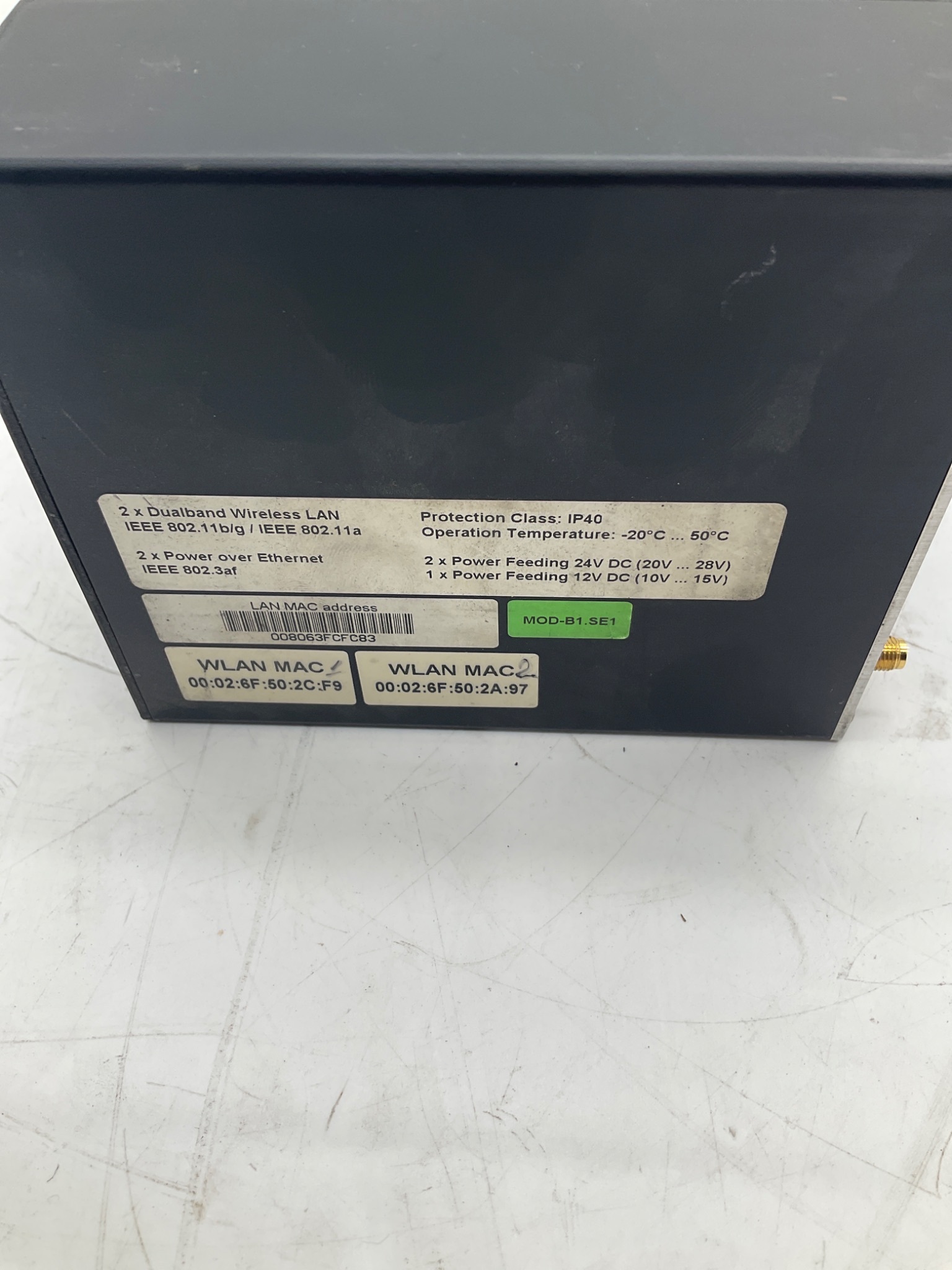 HIRSCHMANN BAT54-RAIL (FCC) Industrial WLAN Access Point USED 4