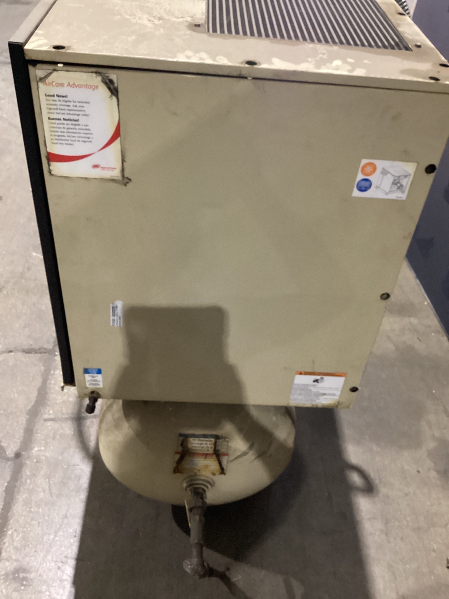 INGERSOLL RAND UP6-15C-125 Rotary Screw Air Compressor USED 5