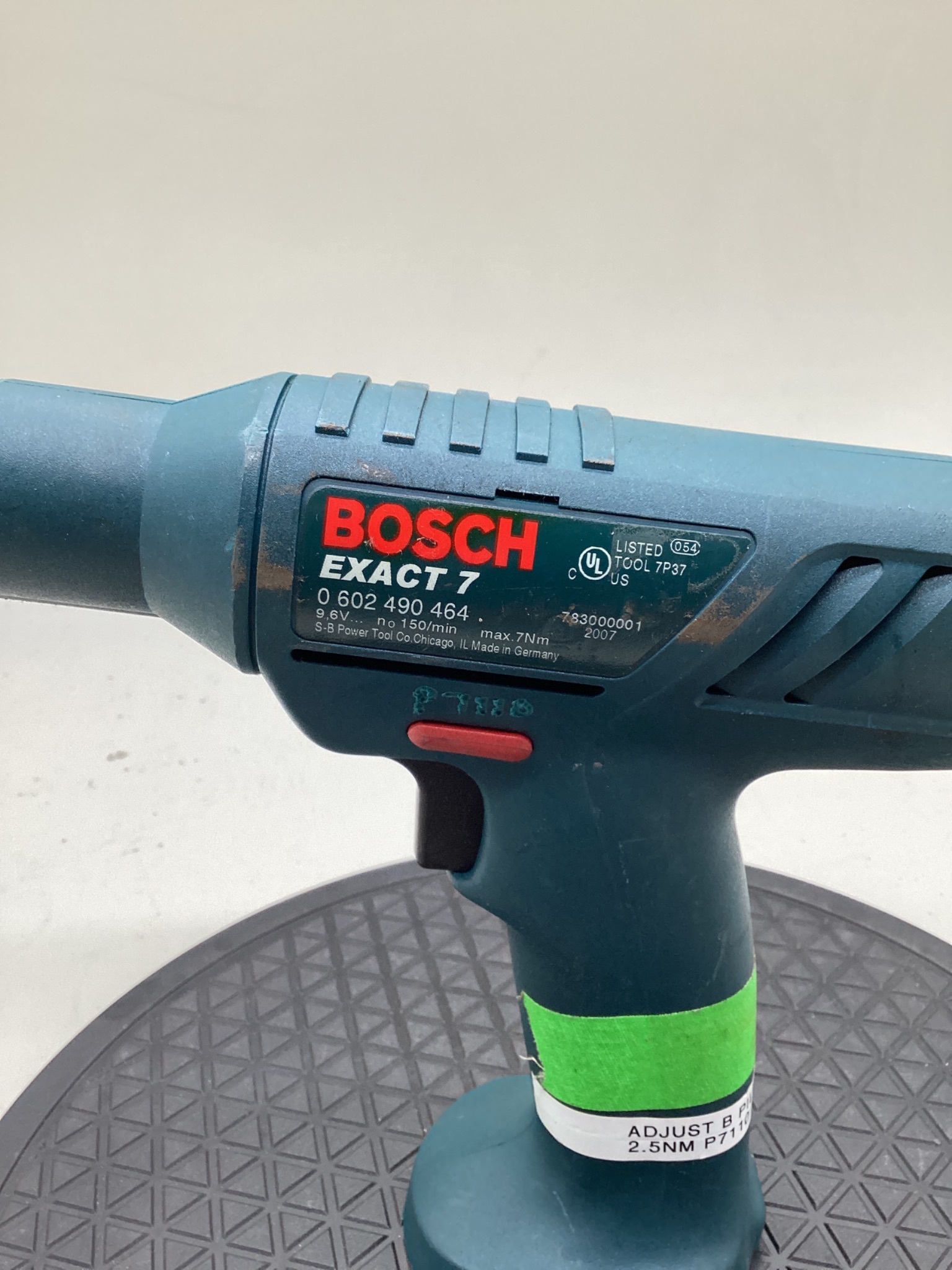 Bosch 0 602 490 464 EXACT 7 Cordless Torque Screwdriver USED 1