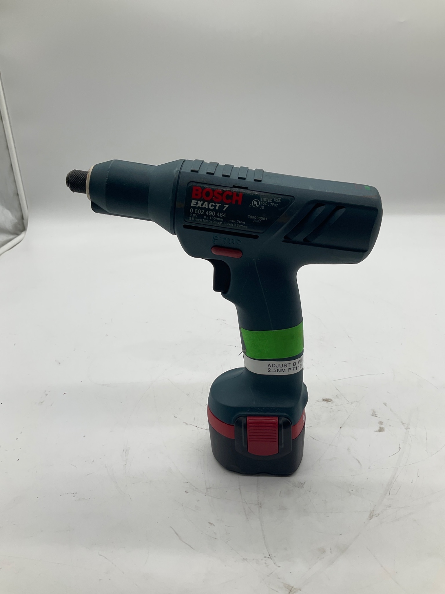 Bosch 0 602 490 464 EXACT 7 Cordless Torque Screwdriver USED 6