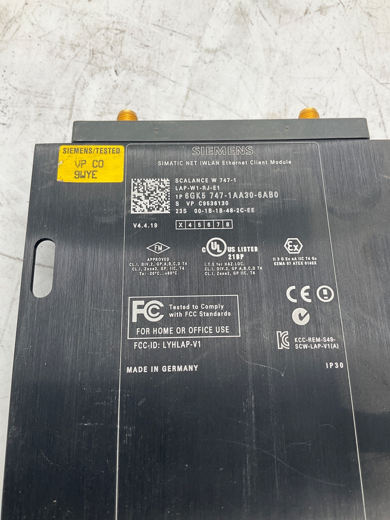 Siemens 6GK5747-1AA30-6AB0 SCALANCE W747-1 Industrial WLAN Access Point USED 4