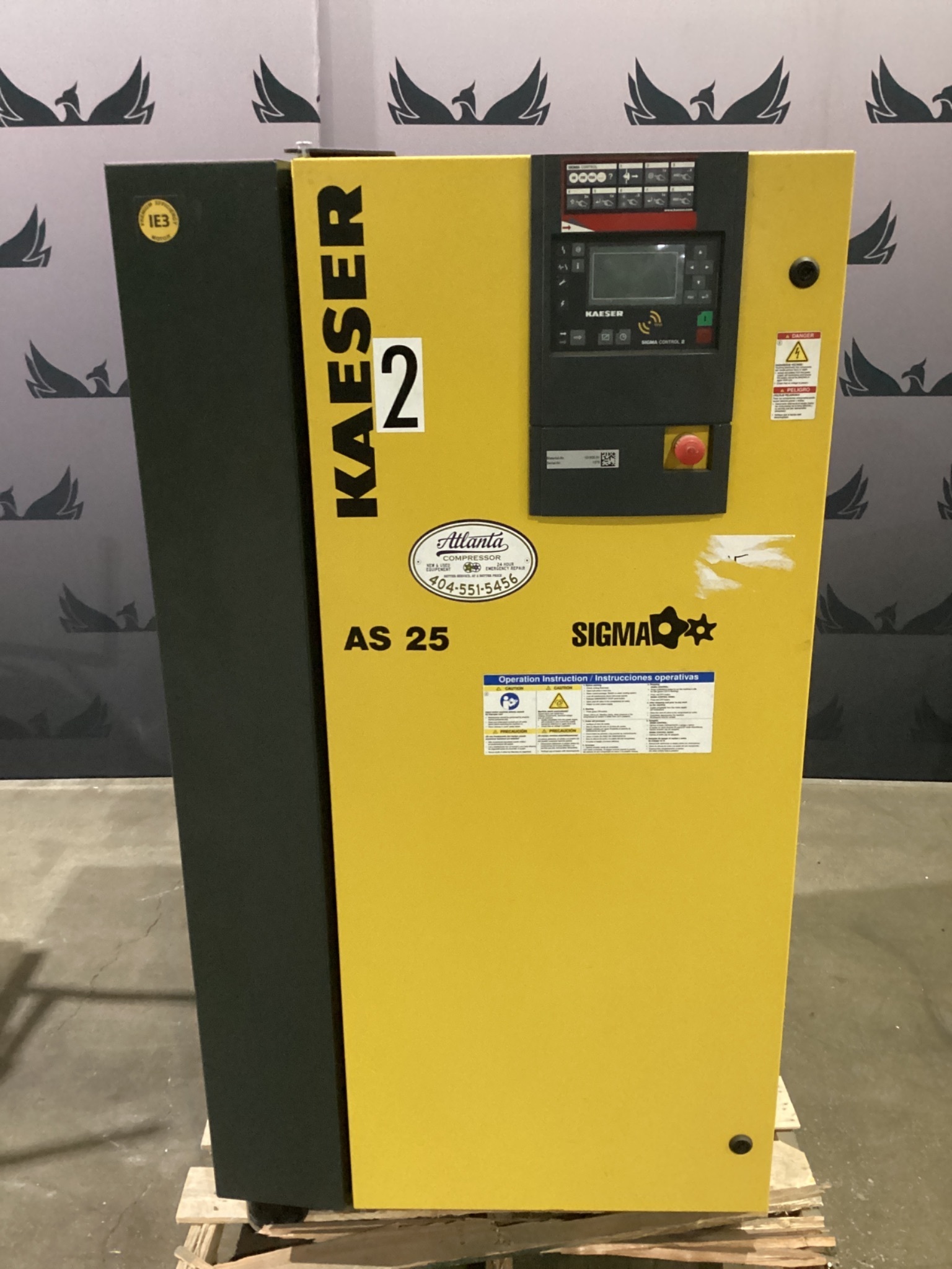 Kaeser AS 25 Rotary Screw Air Compressor USED 0
