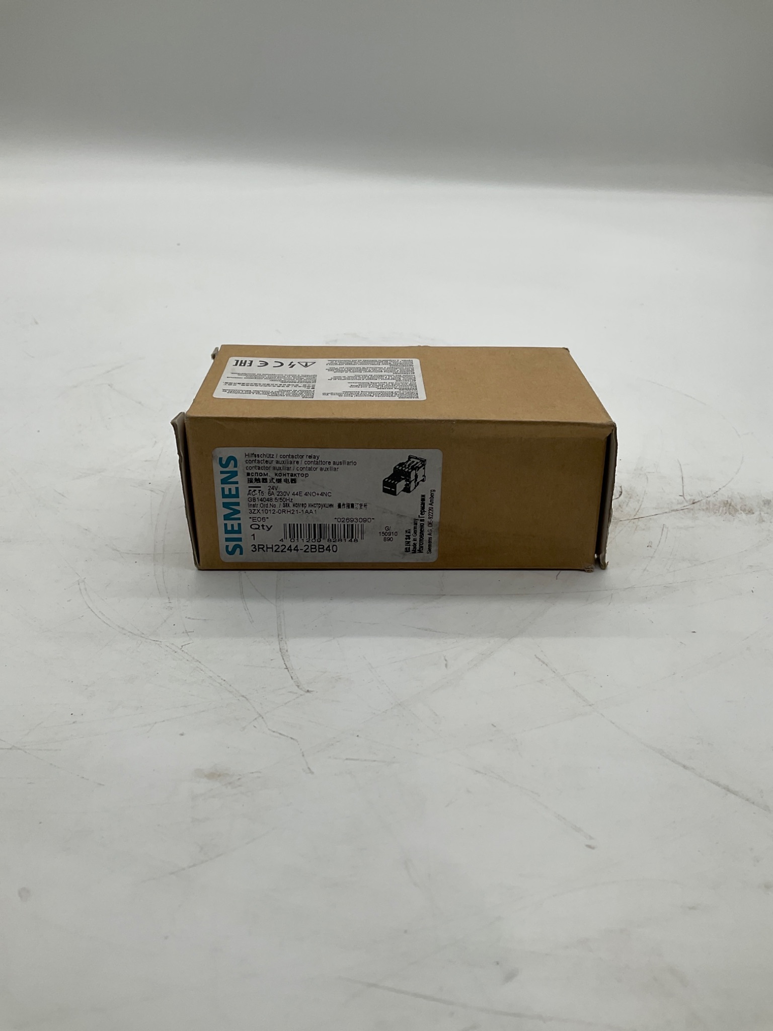 Siemens 3RH2244-2BB40 SIRIUS Contactor Relay 24VDC 4NO+4NC NEW 0