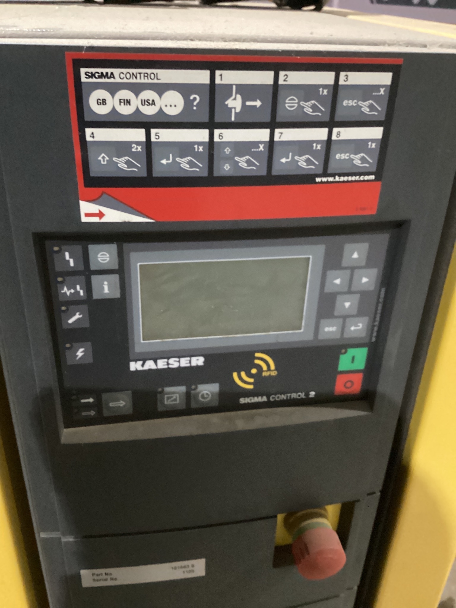 Kaeser ASD 25 T Rotary Screw Air Compressor with ABT 60 Dryer & ANKCF50 Oil-Water Separator USED 1