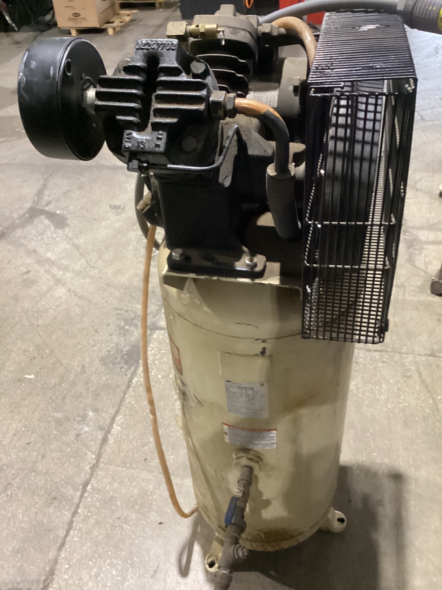 Ingersoll Rand 2340L5-V 5 HP Two-Stage Reciprocating Air Compressor USED 4