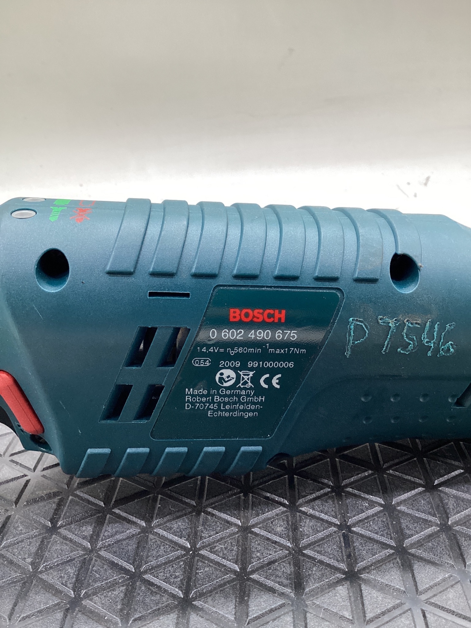 Bosch 0 602 490 675 Angle EXACT ION 17-500 Cordless Angle Nutrunner USED 1
