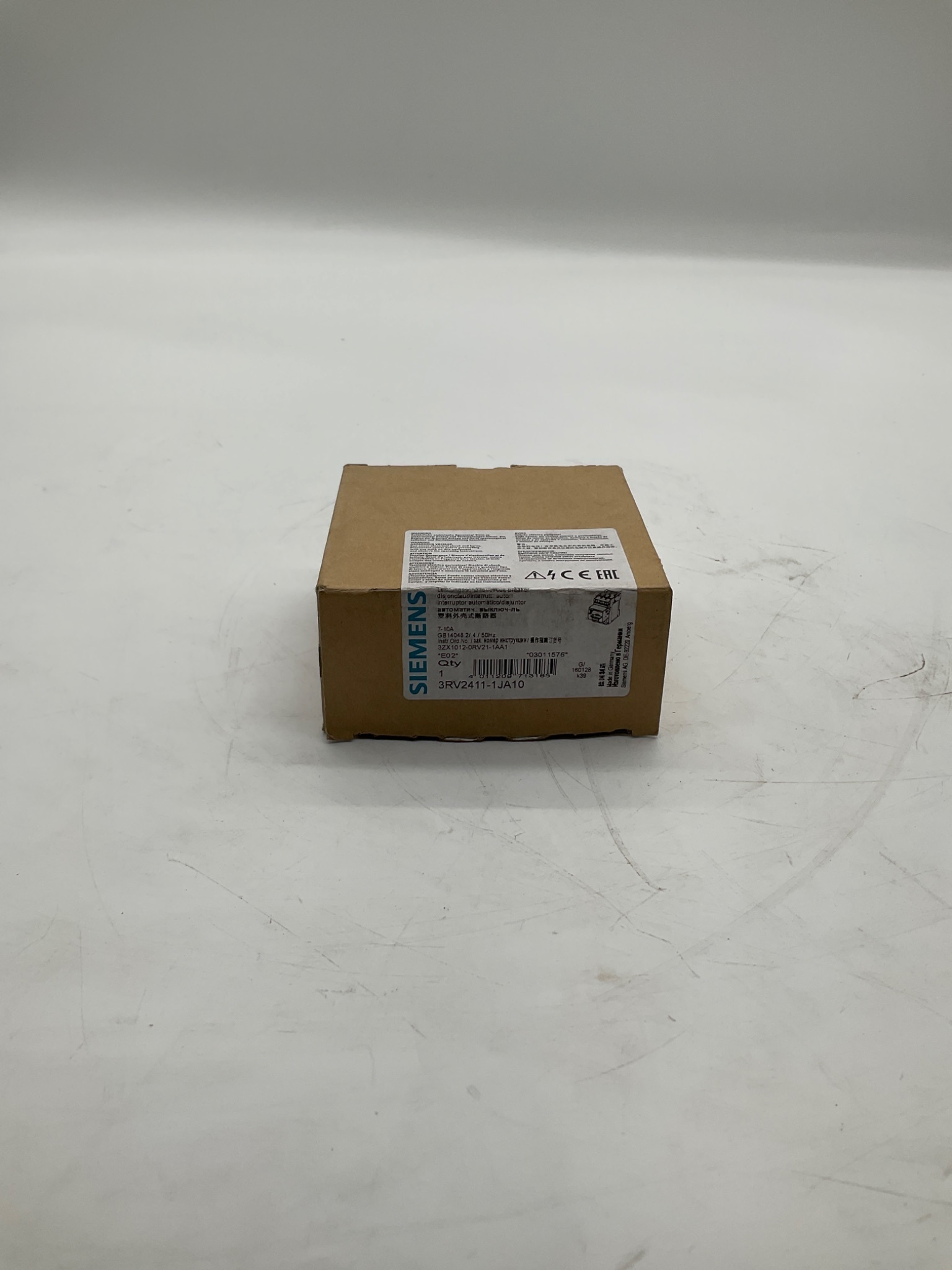 Siemens 3RV2411-1JA10 SIRIUS Motor Starter Protector 7-10A Class 10 NEW 0