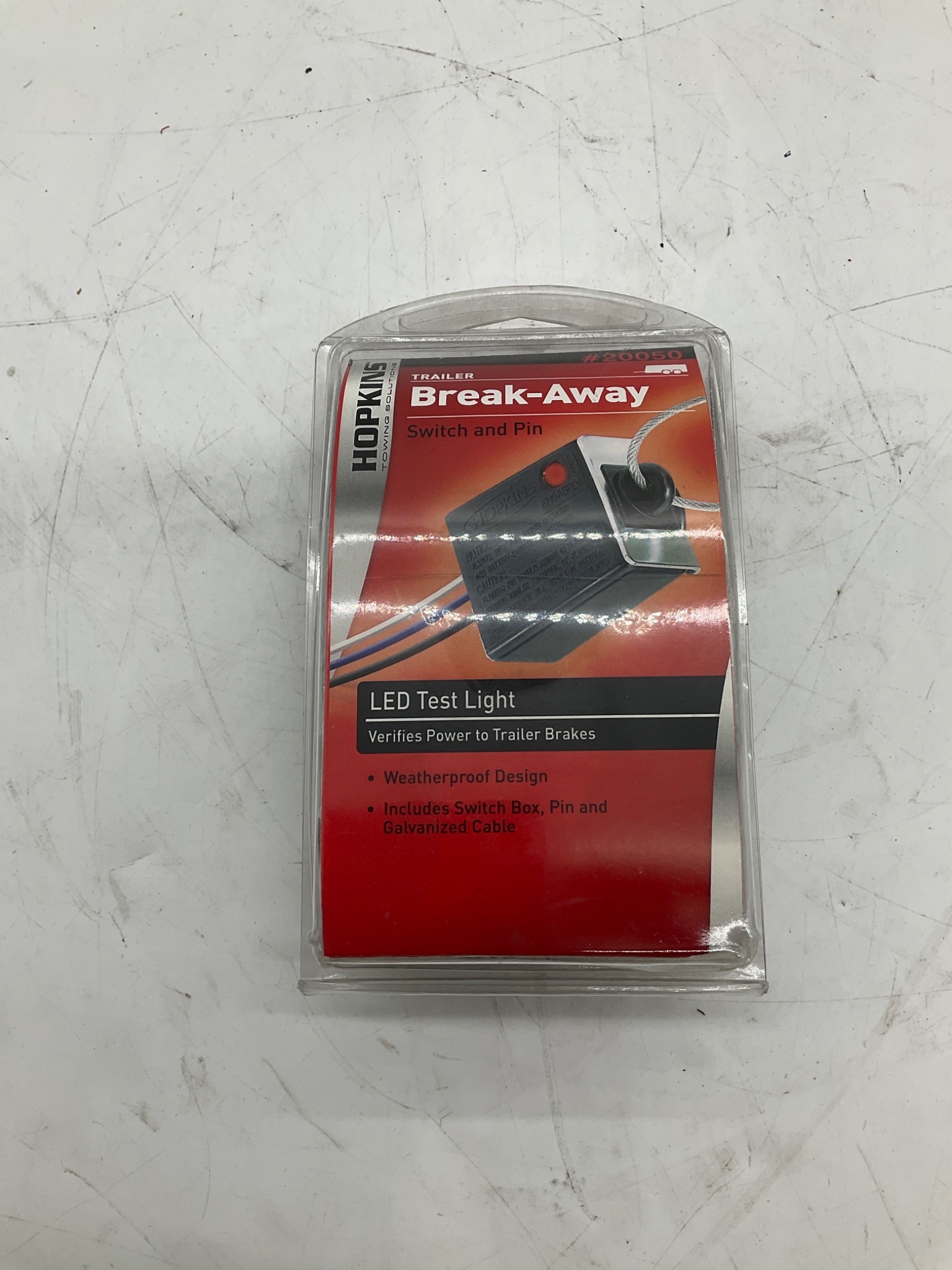 Hopkins 20050 Trailer Break-Away Switch and Pin NEW 0