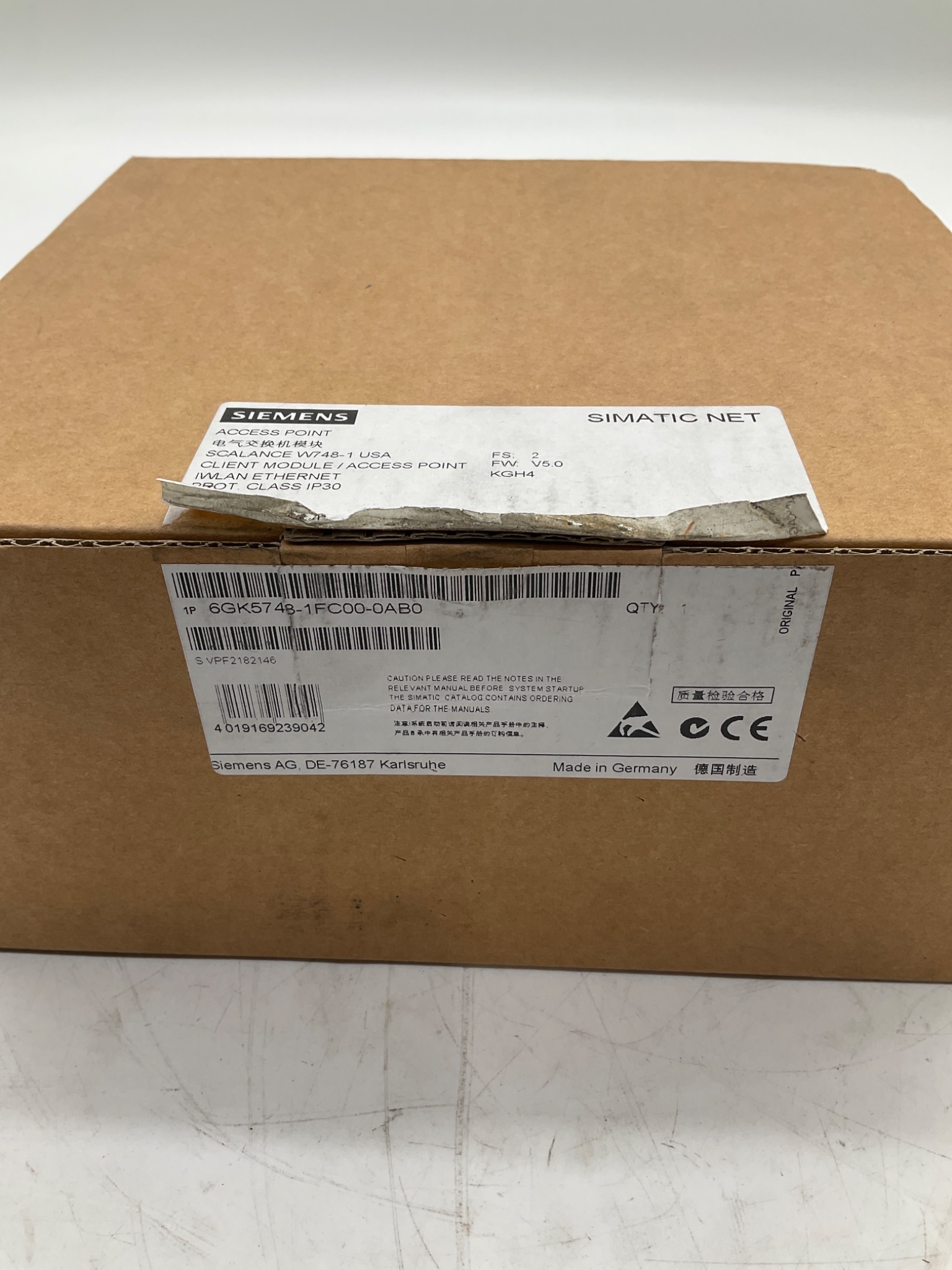 Siemens 6GK5748-1FC00-0AB0 SCALANCE W748-1 Client Module Access Point NEW 1