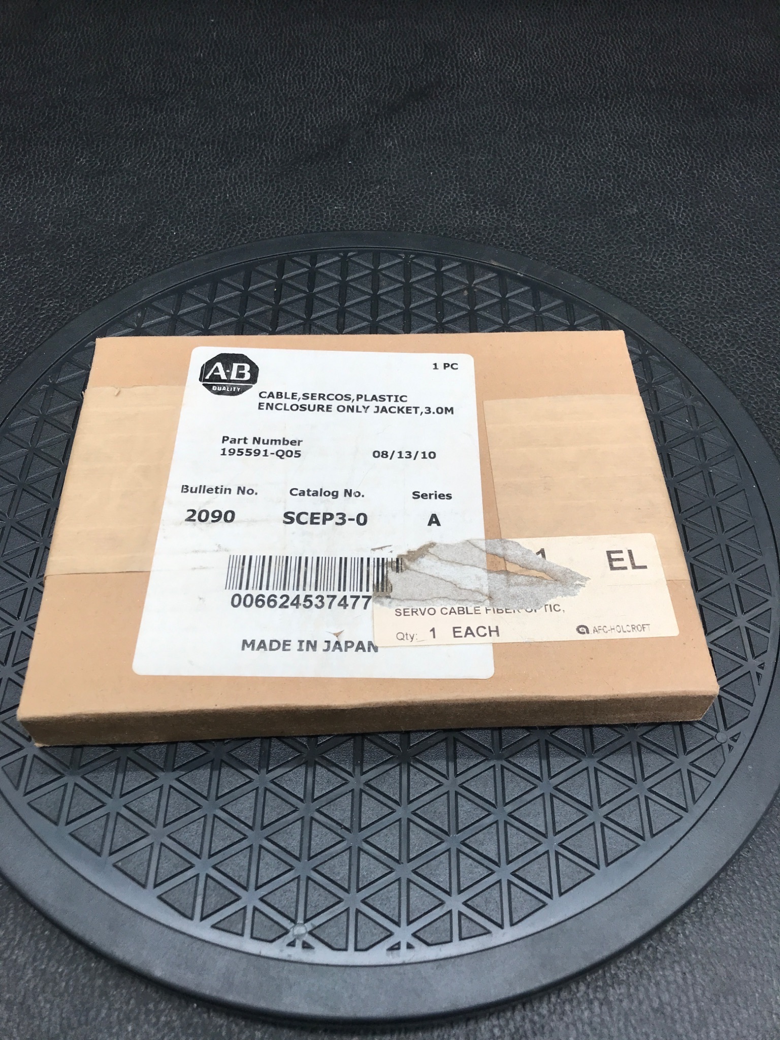 Allen-Bradley 195591-Q05 SERCOS Fiber Optic Servo Cable 3.0M NEW 0