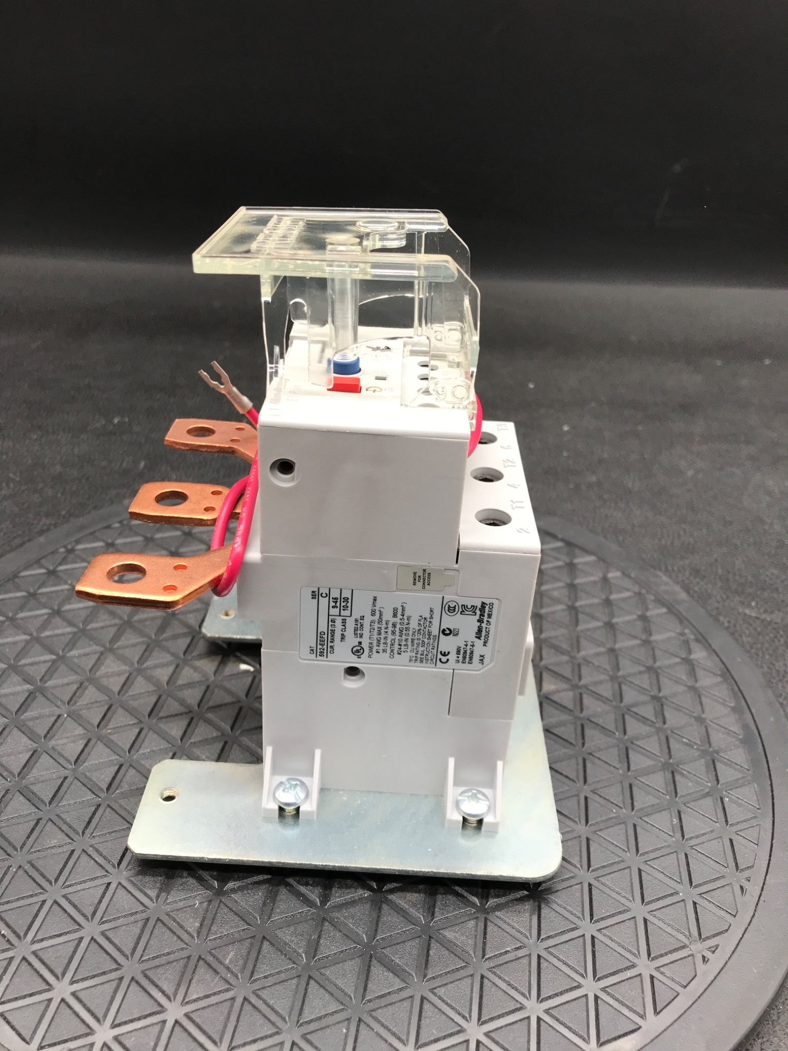 ALLEN-BRADLEY 592-EEFD E1 Plus Electronic Overload Relay 9-45A NEW 5