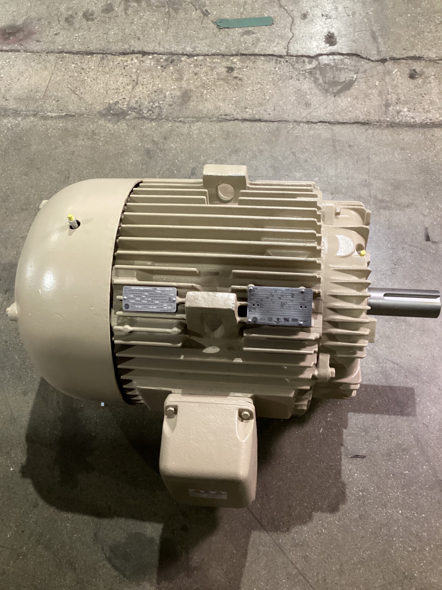 GENERAL ELECTRIC 5KS365SAA308D12 50HP AC Motor 460V 356T USED 3