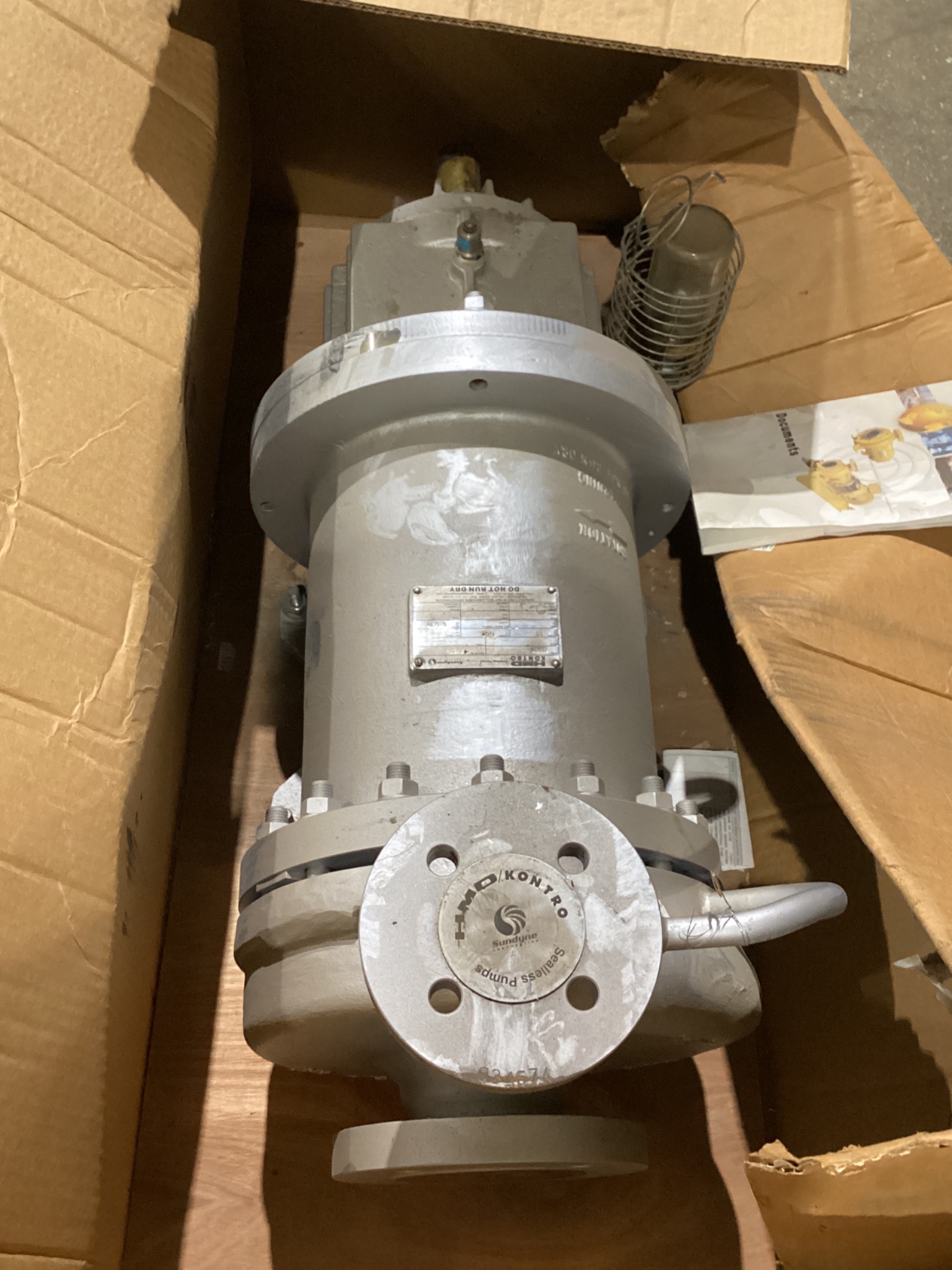 HMD KONTRO CS2ESH Sealless Centrifugal Pump NEW 0
