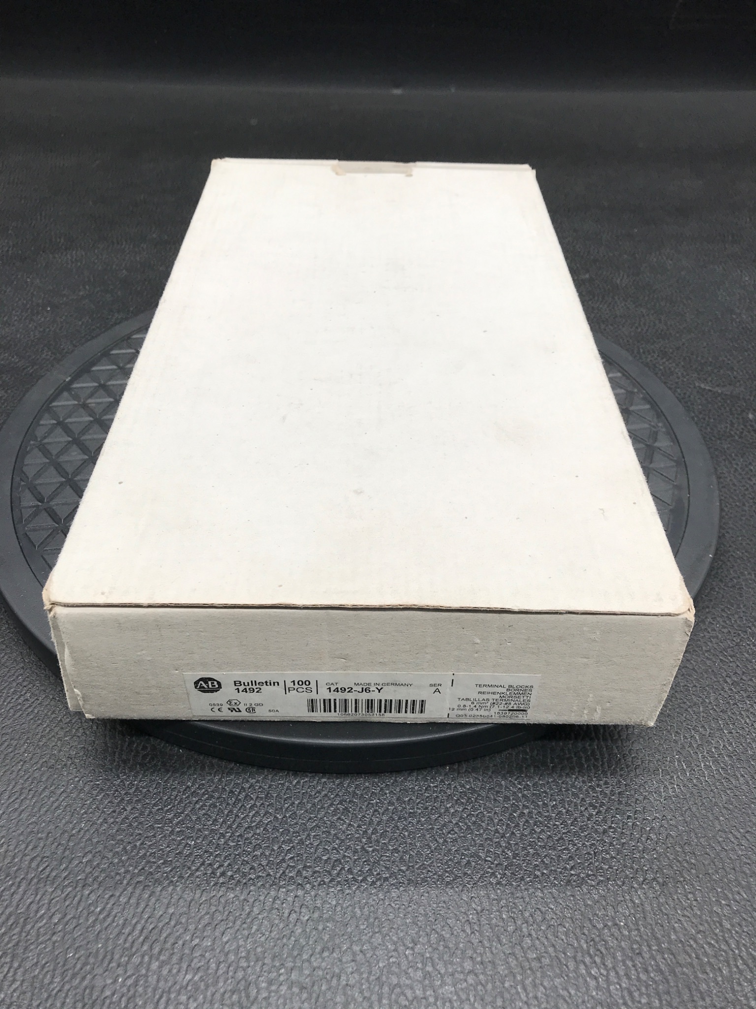 ALLEN-BRADLEY 1492-J6-Y Feed-Through Terminal Block Series A (Lot Of 100) NEW 3