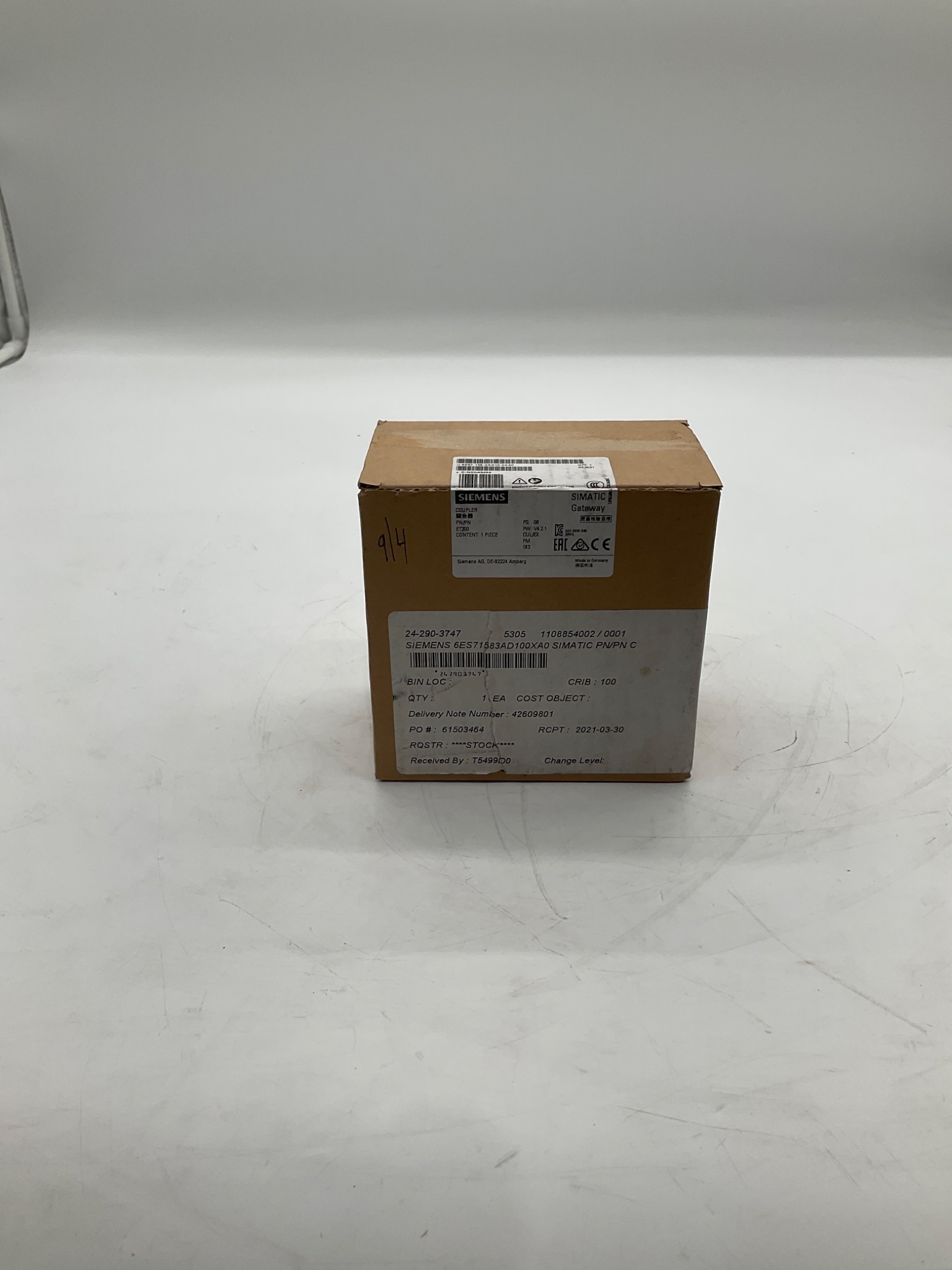 SIEMENS 6ES7 158-3AD10-0XA0 SIMATIC ET 200SP PN/PN Coupler NEW 3