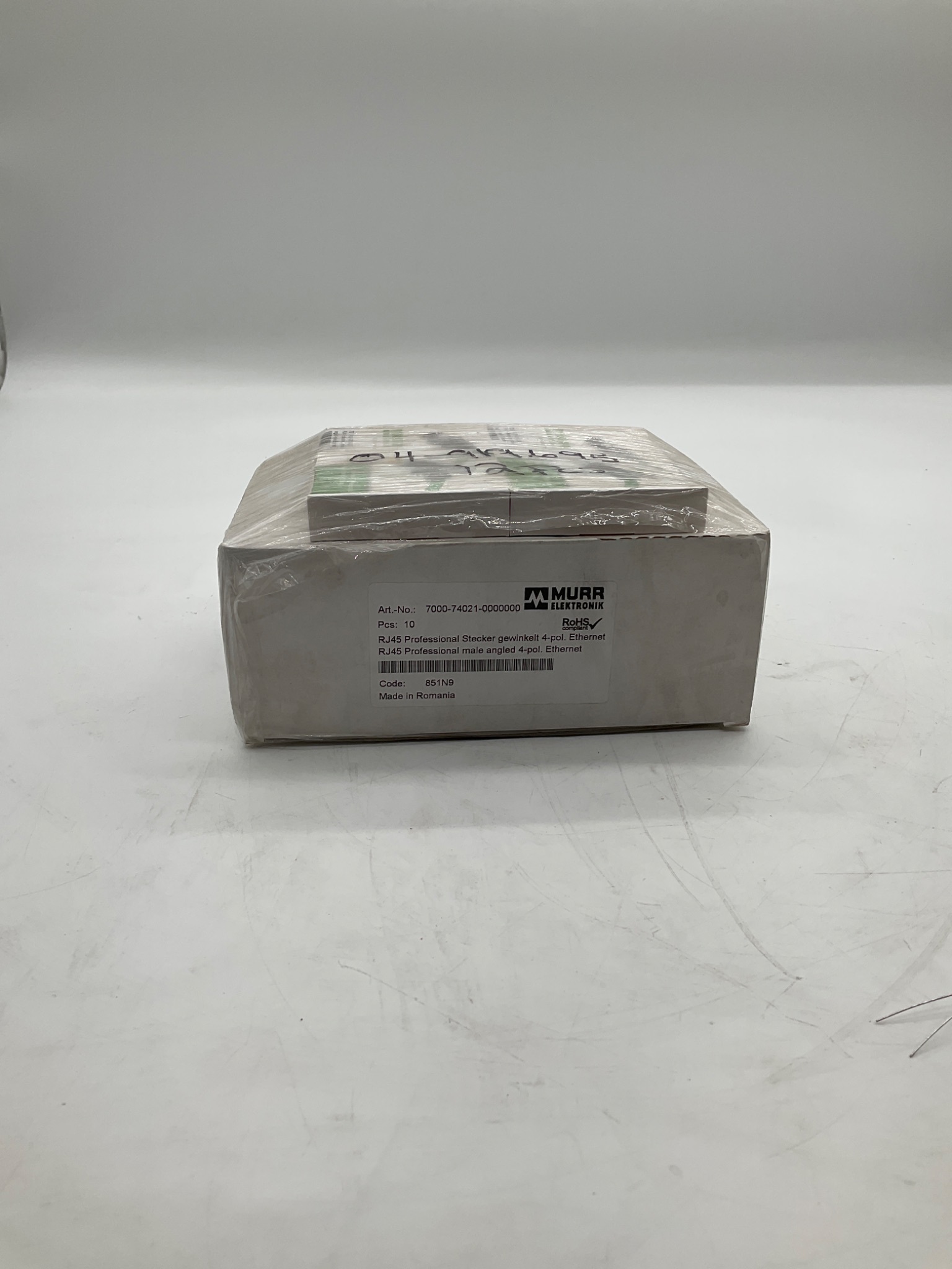 MURR ELEKTRONIK 7000-74021-0000000 RJ45 Male Angled Ethernet Connector (Lot Of 10) NEW 0