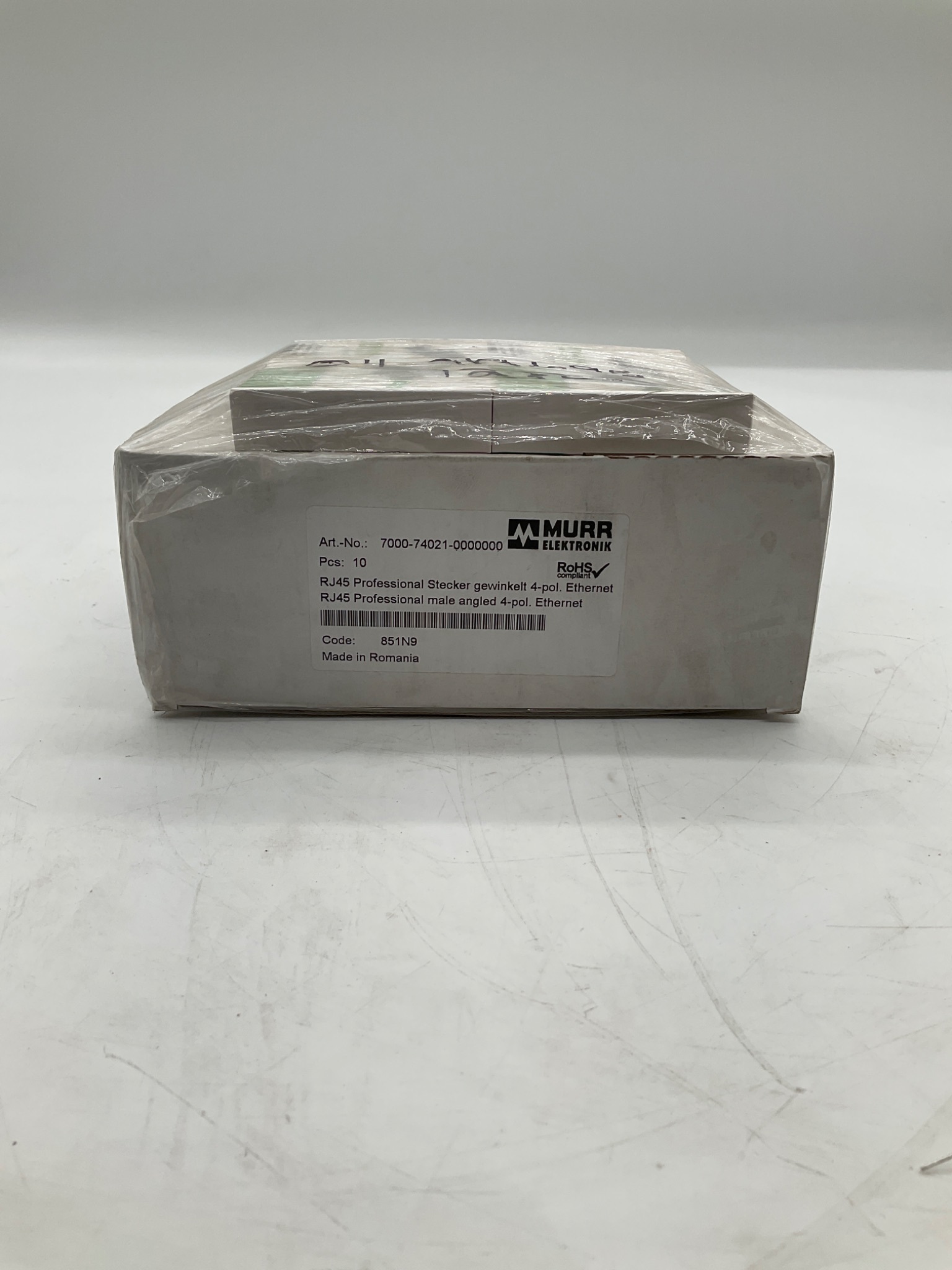 MURR ELEKTRONIK 7000-74021-0000000 RJ45 Male Angled Ethernet Connector (Lot Of 10) NEW 2