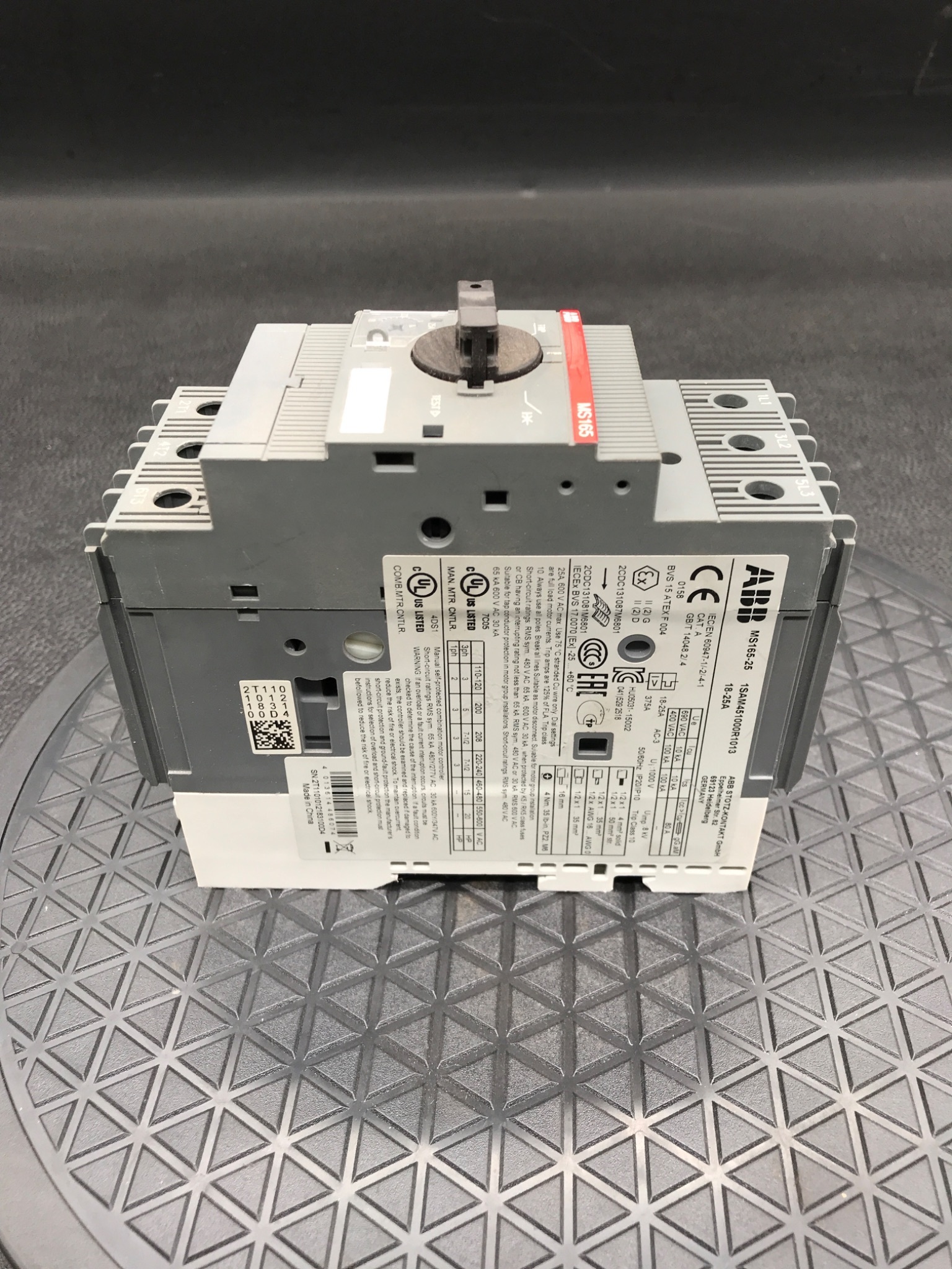 ABB MS165-25 Manual Motor Starter 18-25A NEW 4