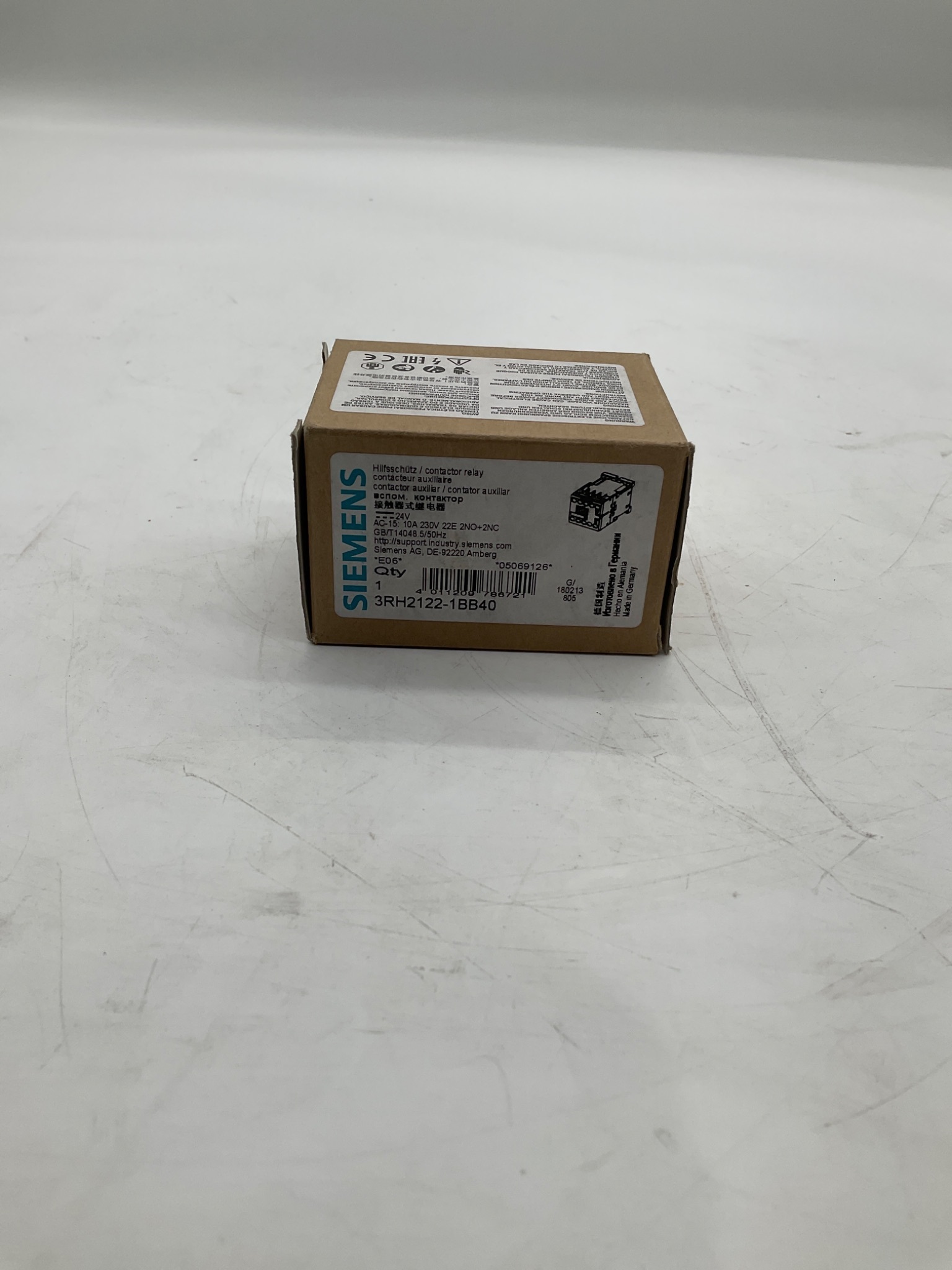 SIEMENS 3RH2122-1BB40 SIRIUS Control Relay 2NO+2NC 24VDC NEW 0