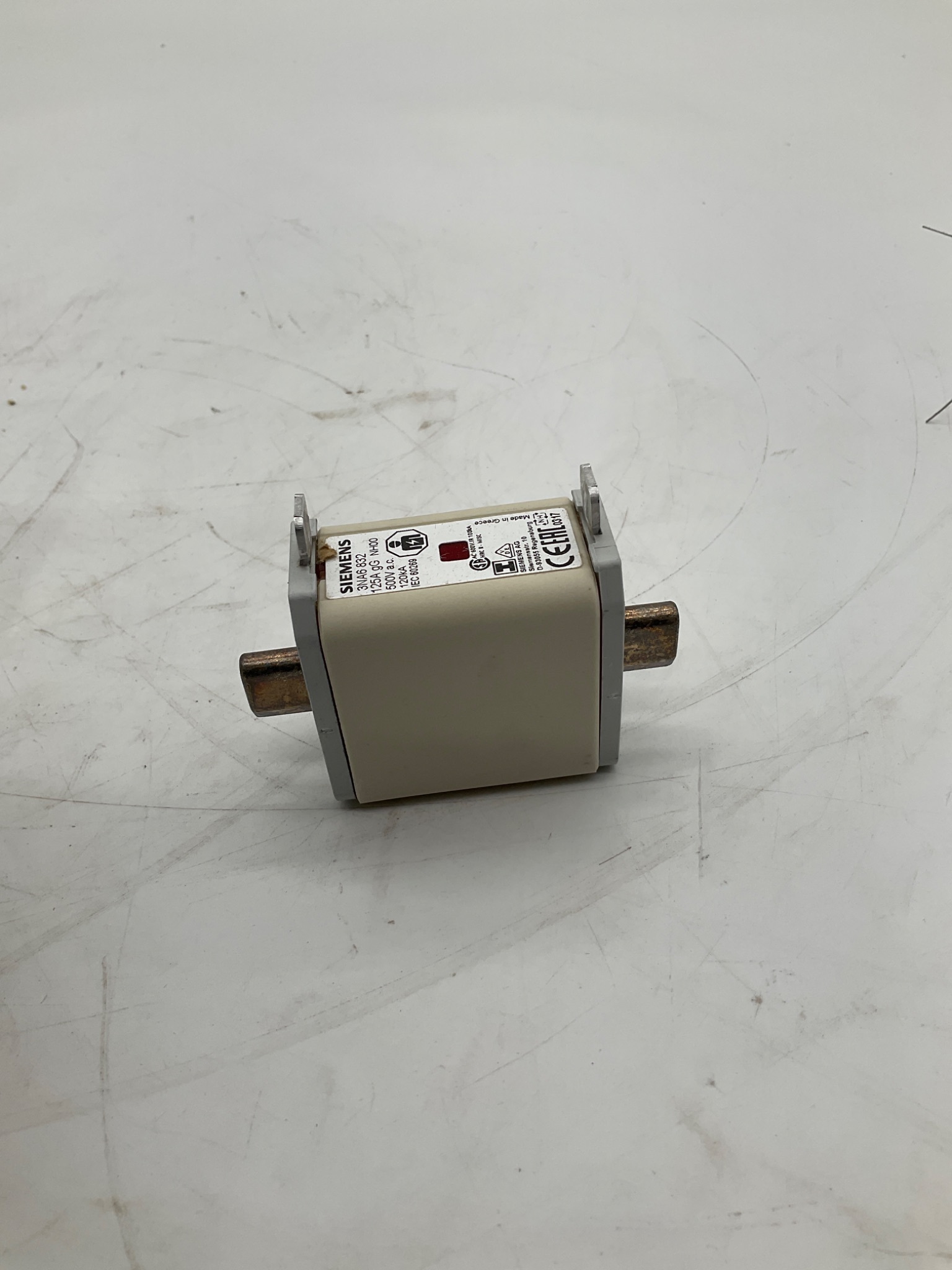 SIEMENS 3NA6 832 NH00 Fuse Link 125A 500V (Lot Of 3) NEW 3