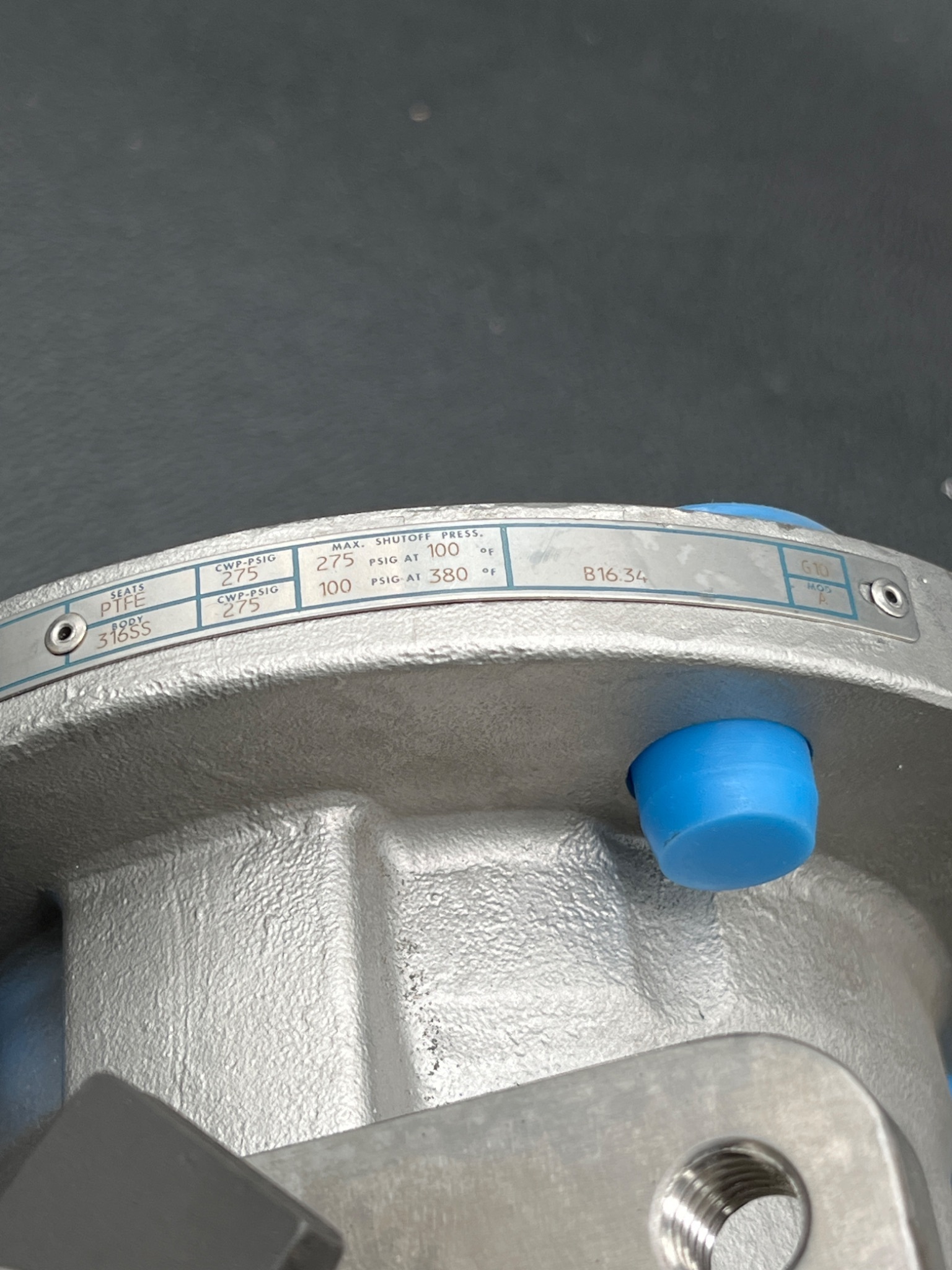 JAMESBURY 3" 7150313600TTT2 Ball Valve NEW 6