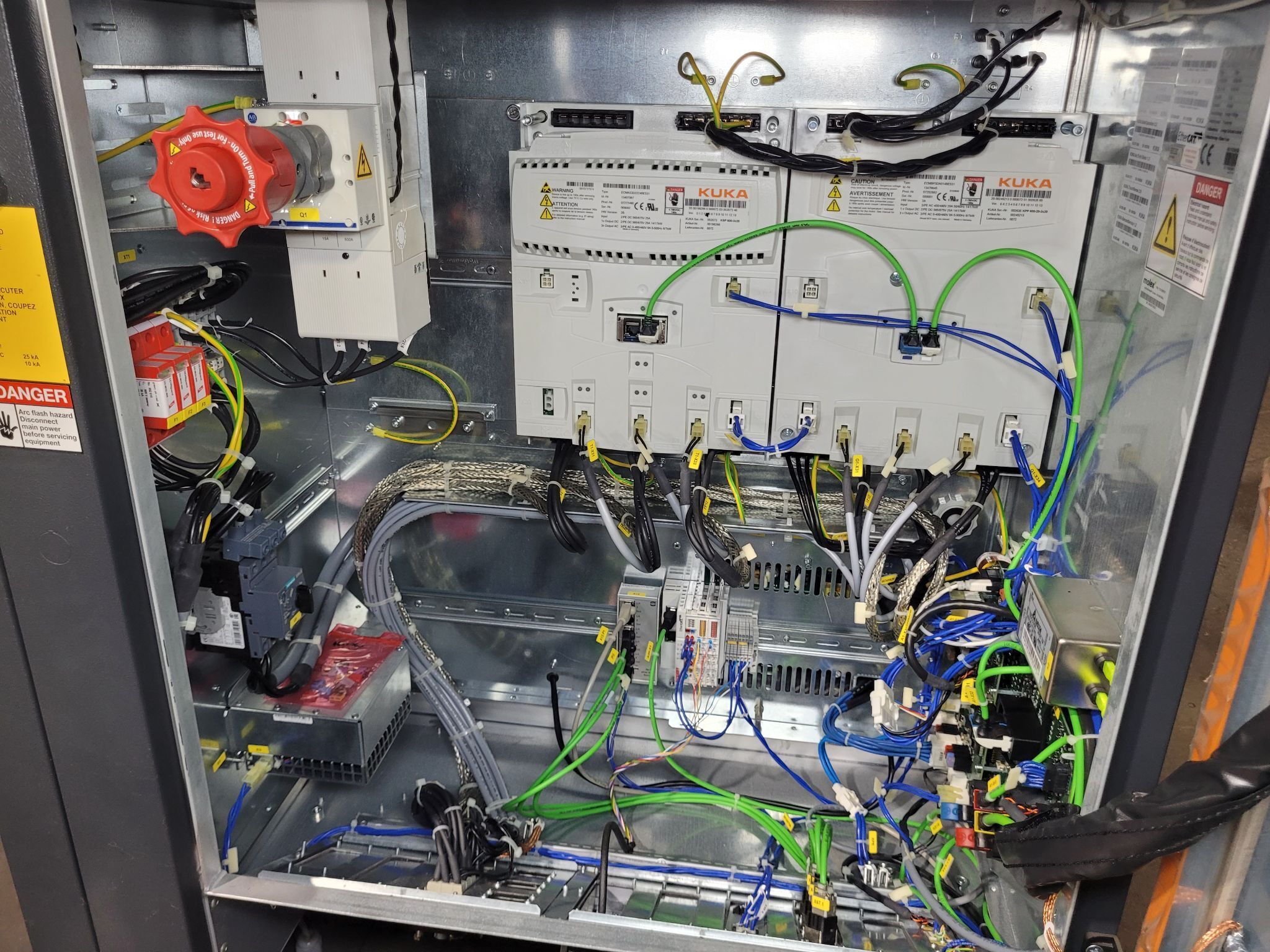KUKA KR16 L6-2 Robot Complete w/ KR C4 NA Controller NEW (Missing Pendant) 7