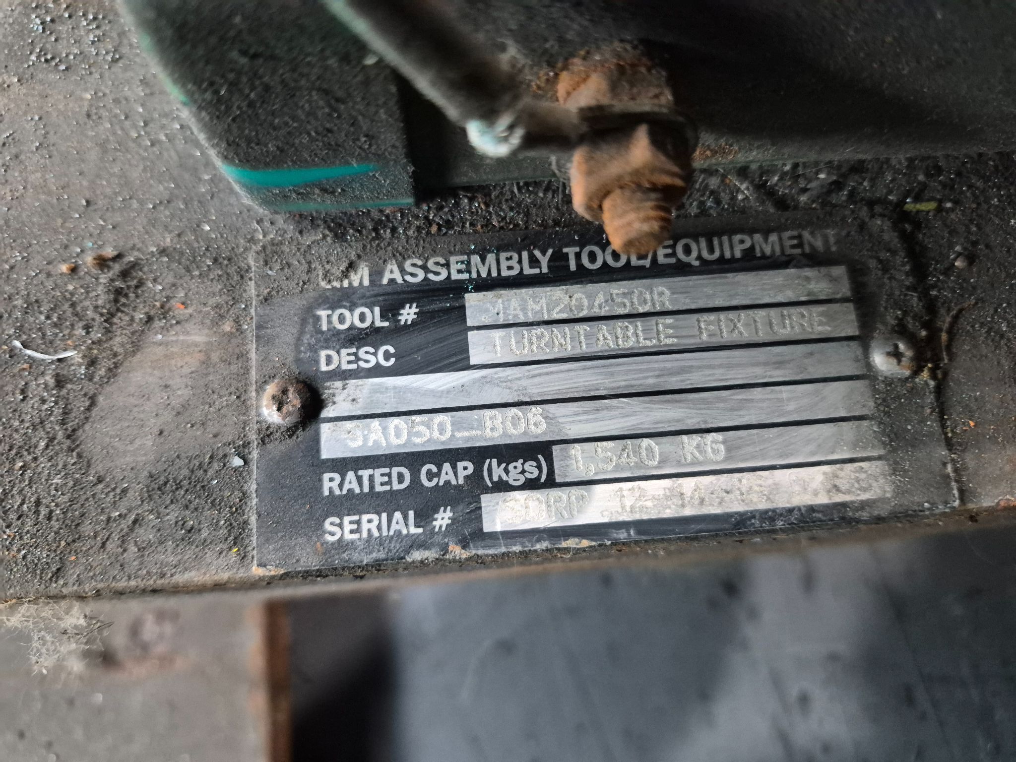 WEISS CR700CAA Heavy-Duty Rotary Indexing Table PARTS ONLY 4
