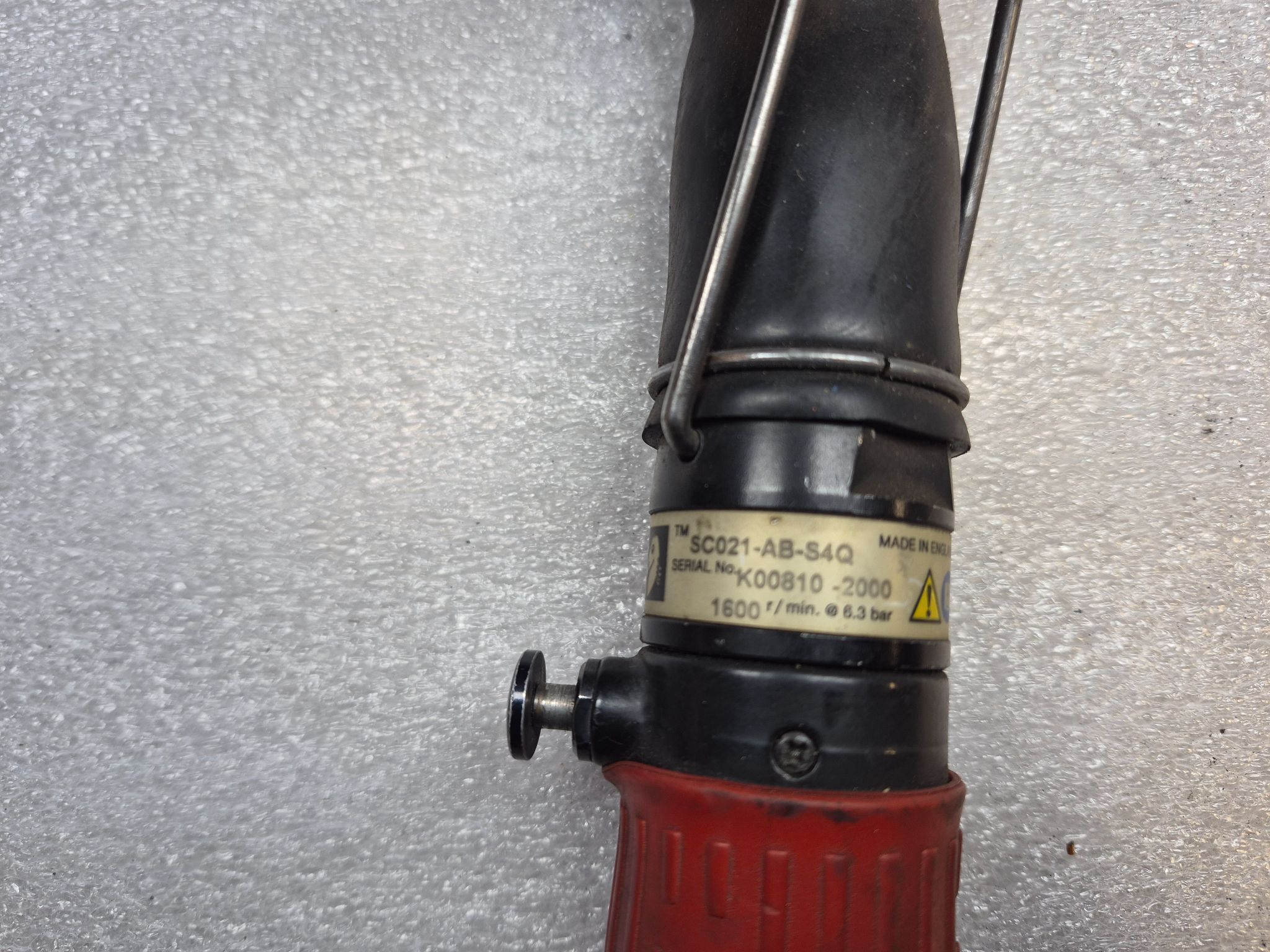 DESOUTTER SC021‑A‑S4Q Pneumatic Screwdriver 1600 RPM USED 3