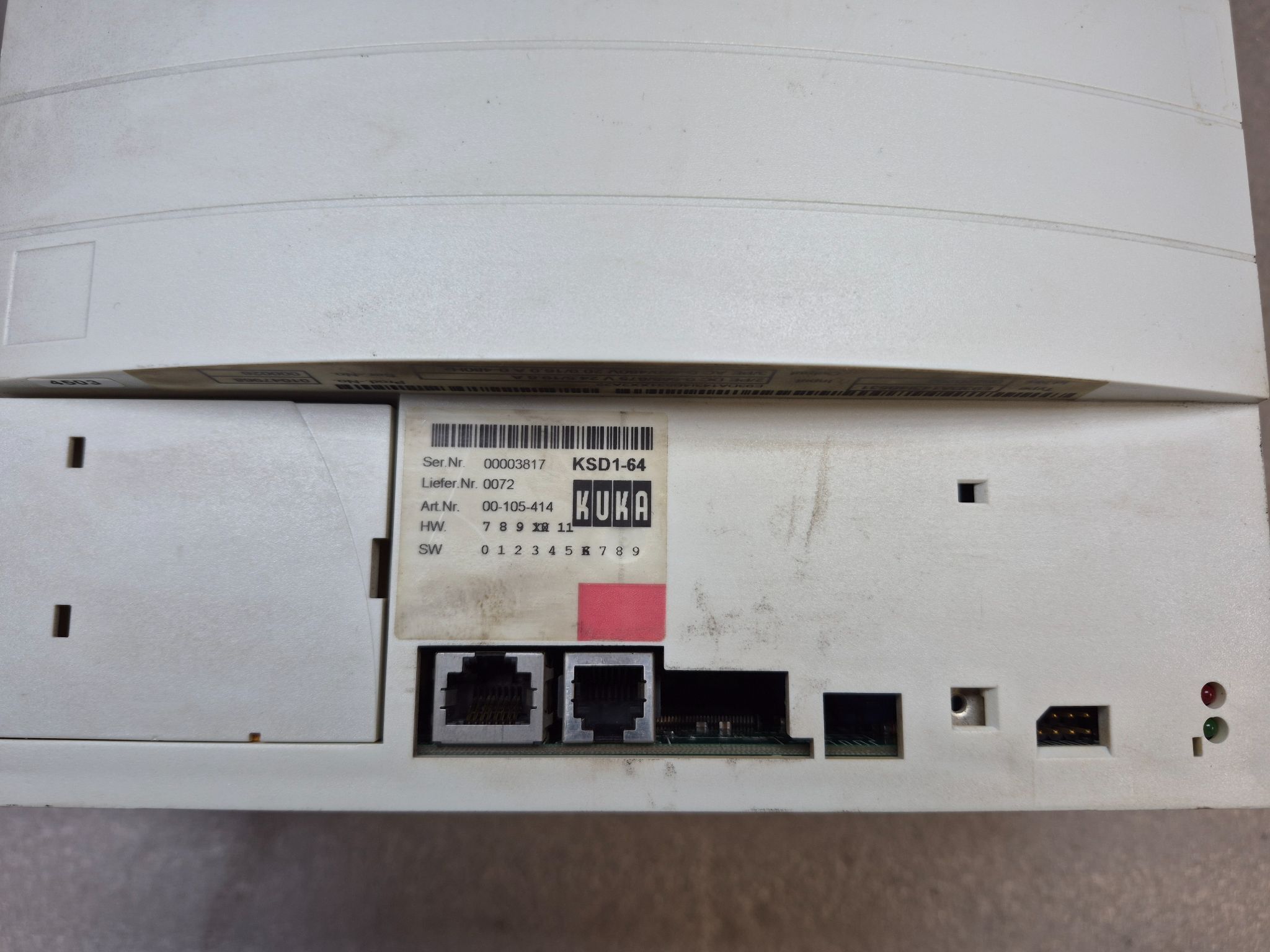 KUKA KSD1‑64 E93DA143I4B531 Servo Drive Controller USED 1