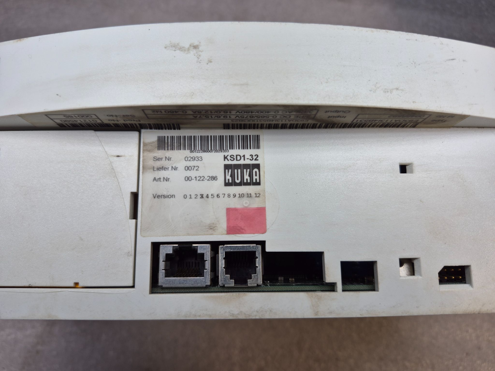KUKA KSD1‑32 E93DA113I4B531 Servo Drive Controller USED 1